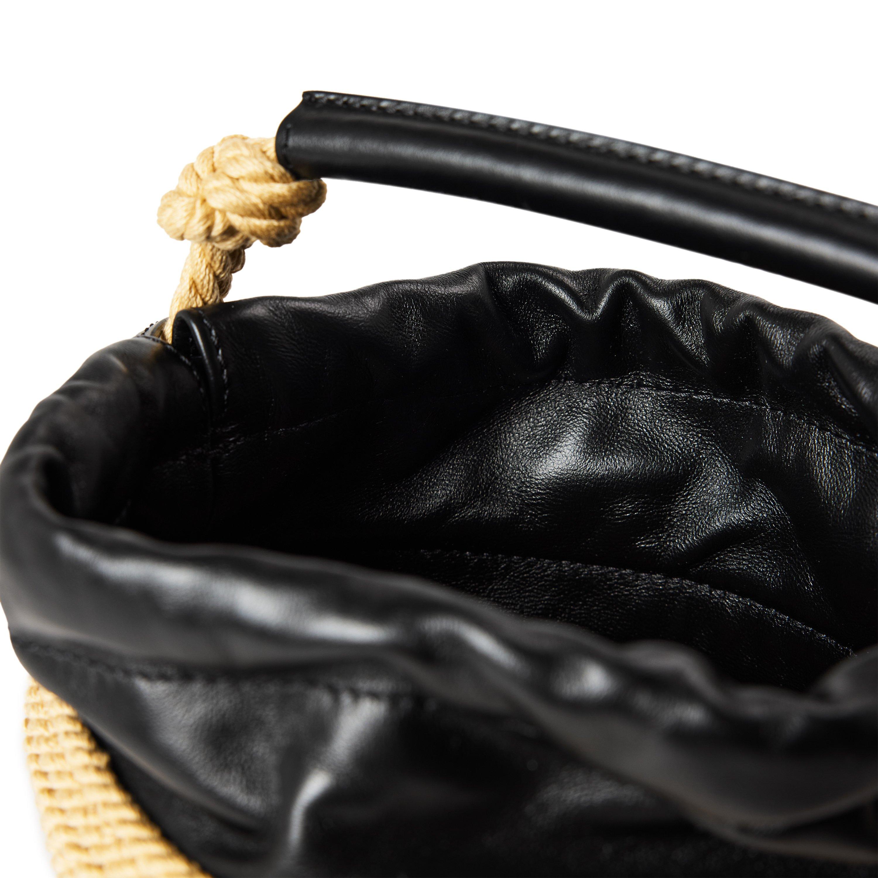 Black/White - Chloe - Women's Soleil Bucket Bag - 4