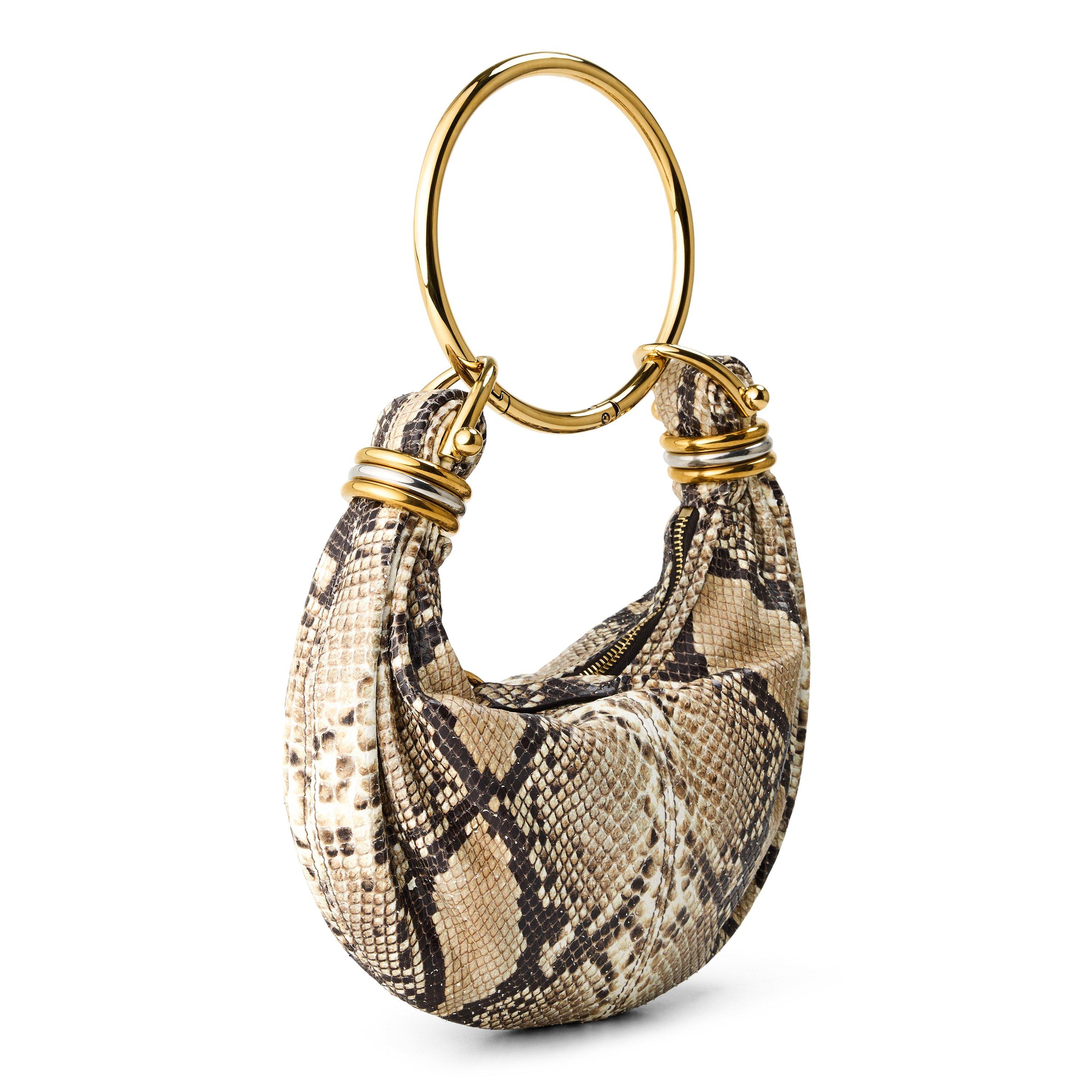 Dusty Beige - Chloe - Women's Bracelet Top Handle Bag - 2