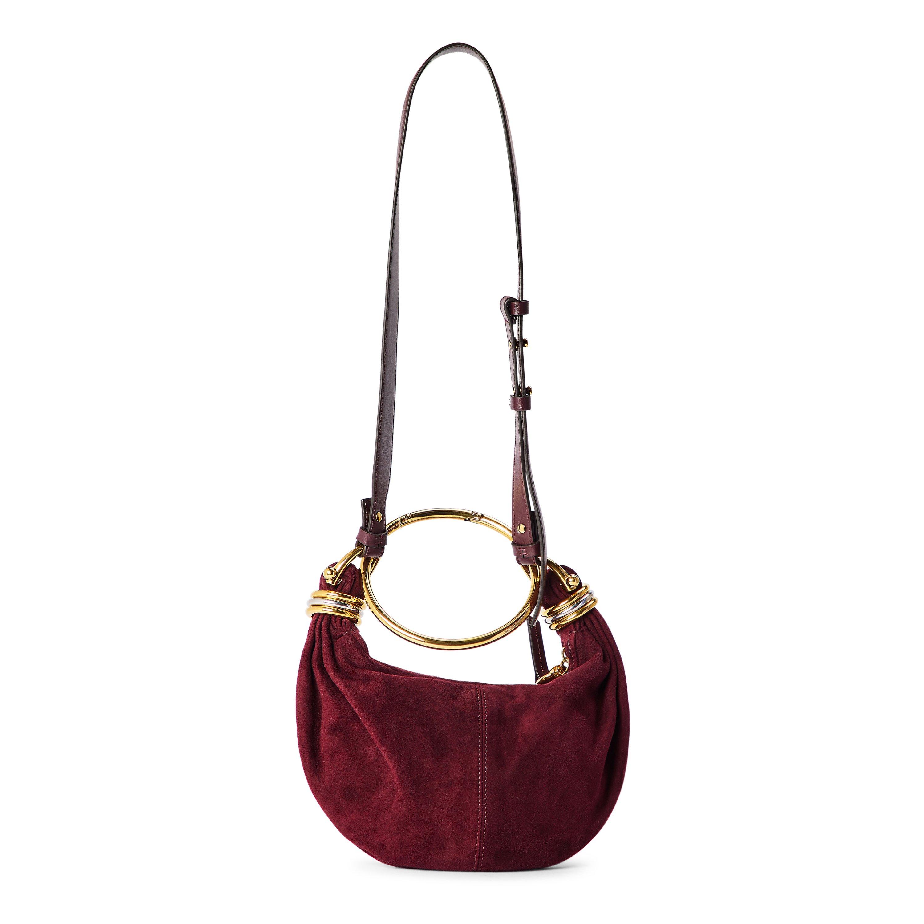 Deep Violine - Chloe - Women's Bracelet Top Handle Bag - 1