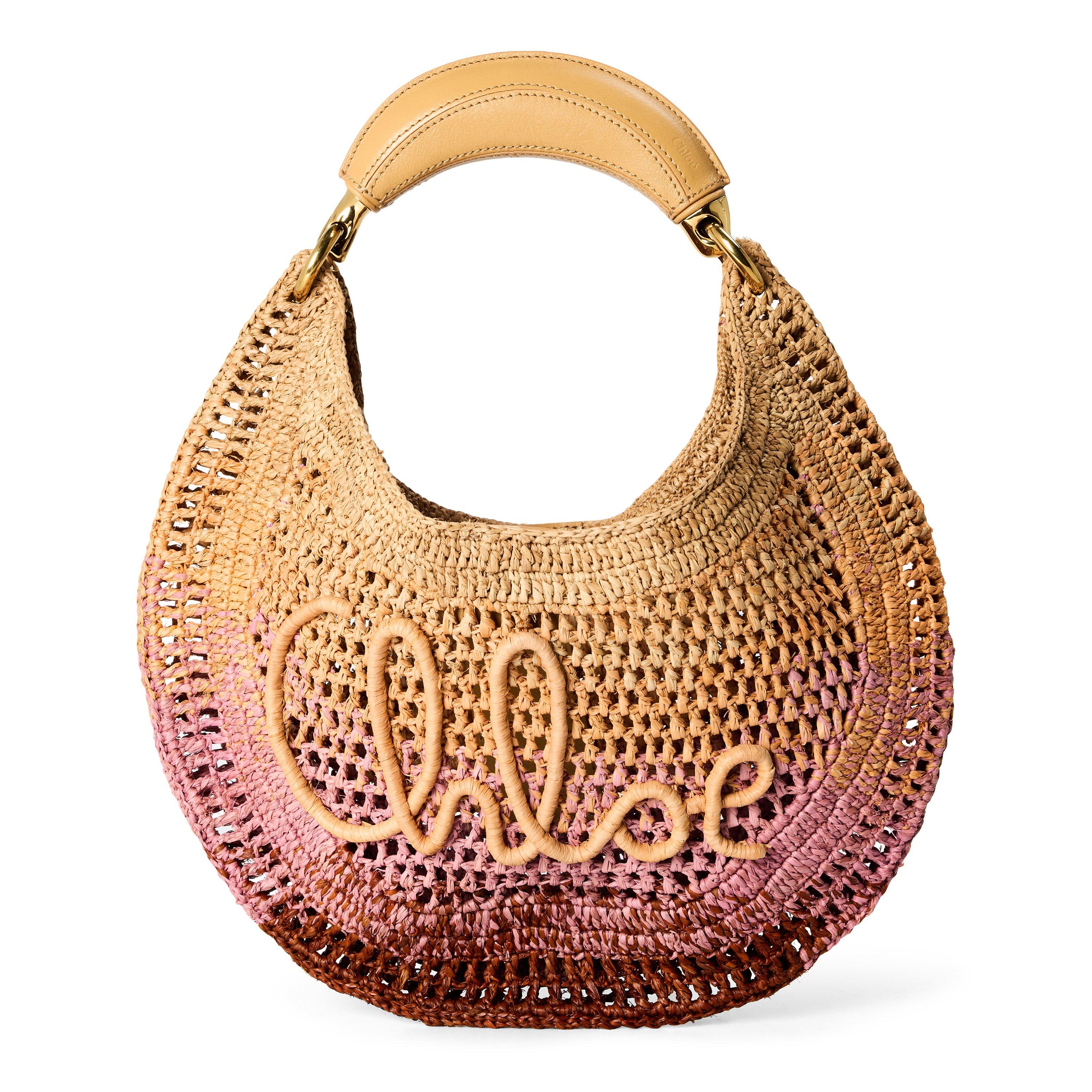 Bleached Brown - Chloe - Women's Summer Banana Top Handle Bag - 1