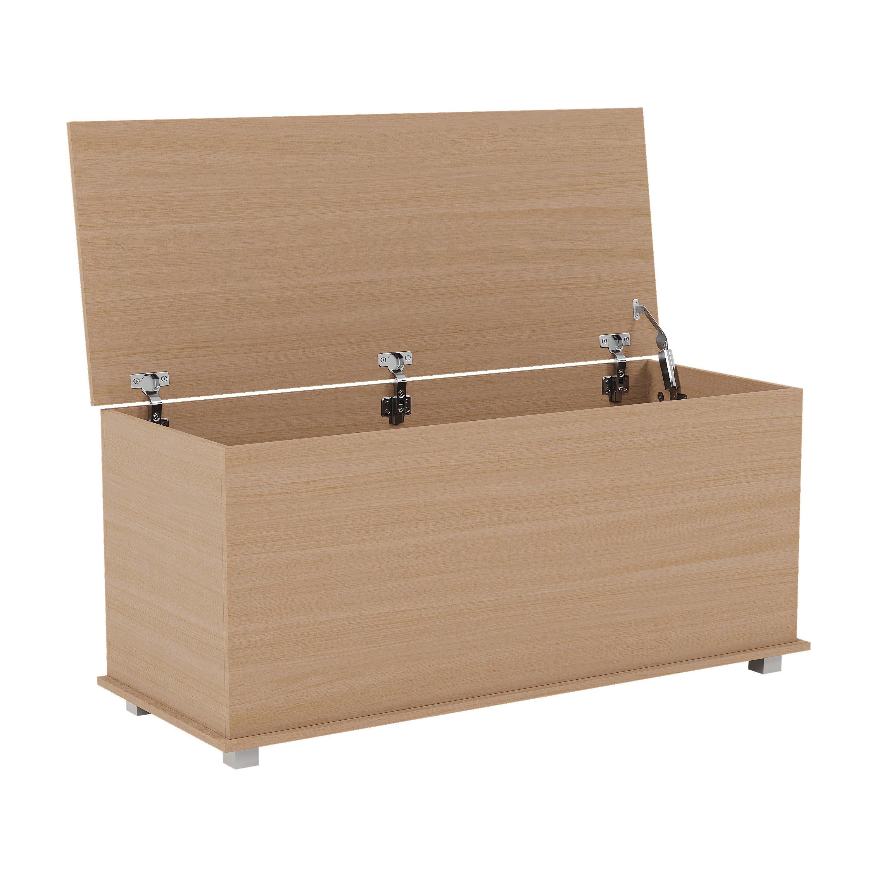 Pine - Lassic - Leon Storage Ottoman Toy Box - 6