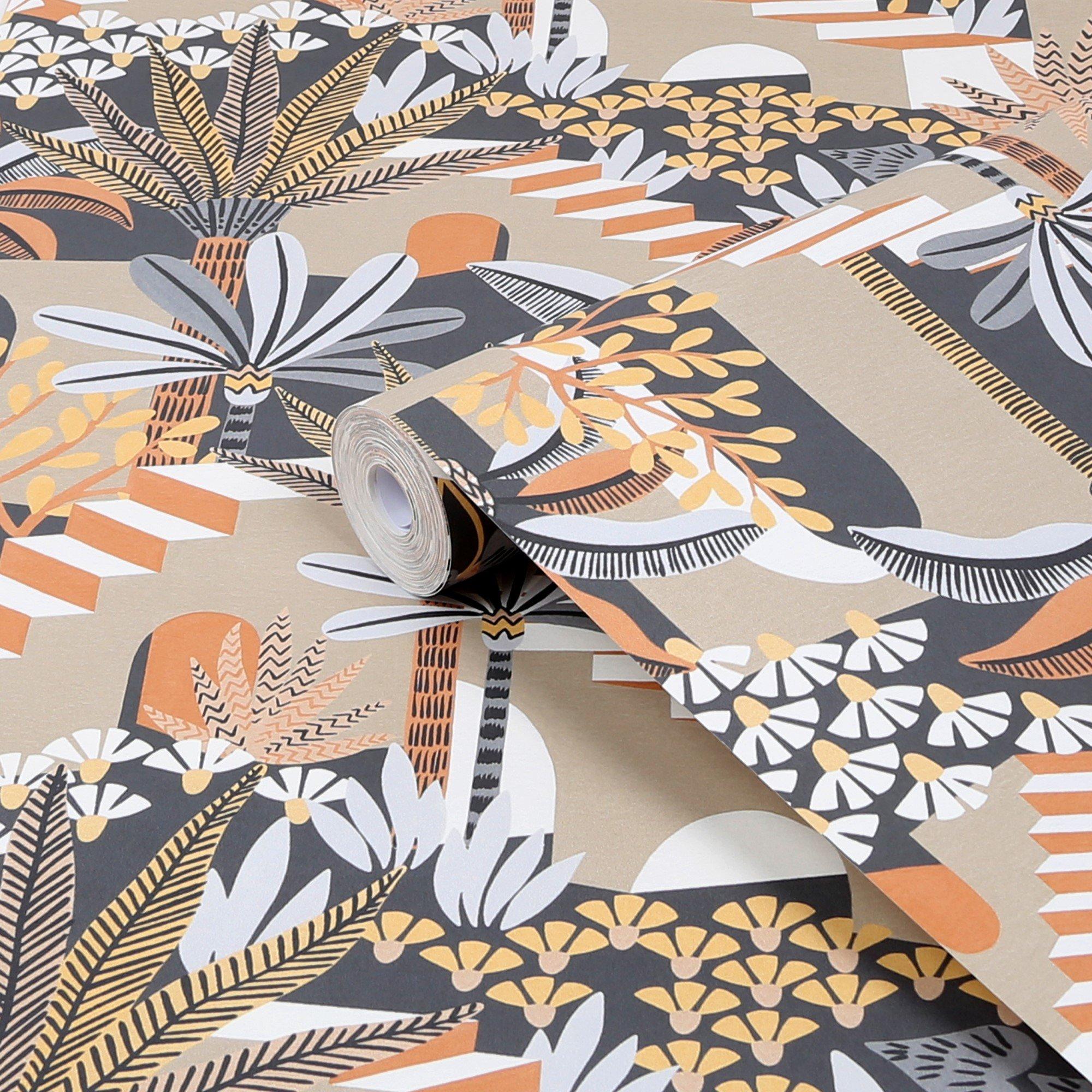 Yellow - Envy - Envy Vacay Ochre Wallpaper - 3