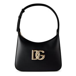 Dolce and Gabbana DG Logo Hobo Bag Ld05