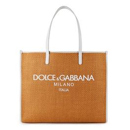 Dolce and Gabbana DG Rafia Tote Ld41