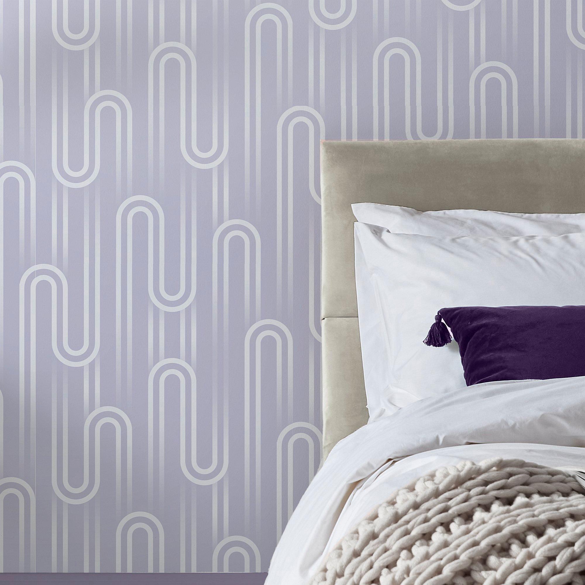 Purple - Envy - Envy Ups n Downs Lavender Wallpaper - 1