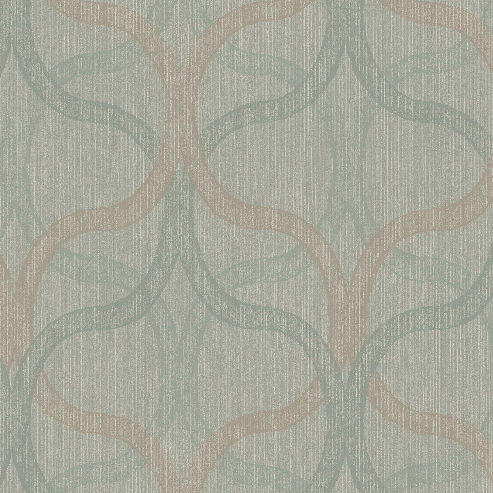 Sage - Boutique - Boutique Refine Geometric Sage Green Wallpaper - 4