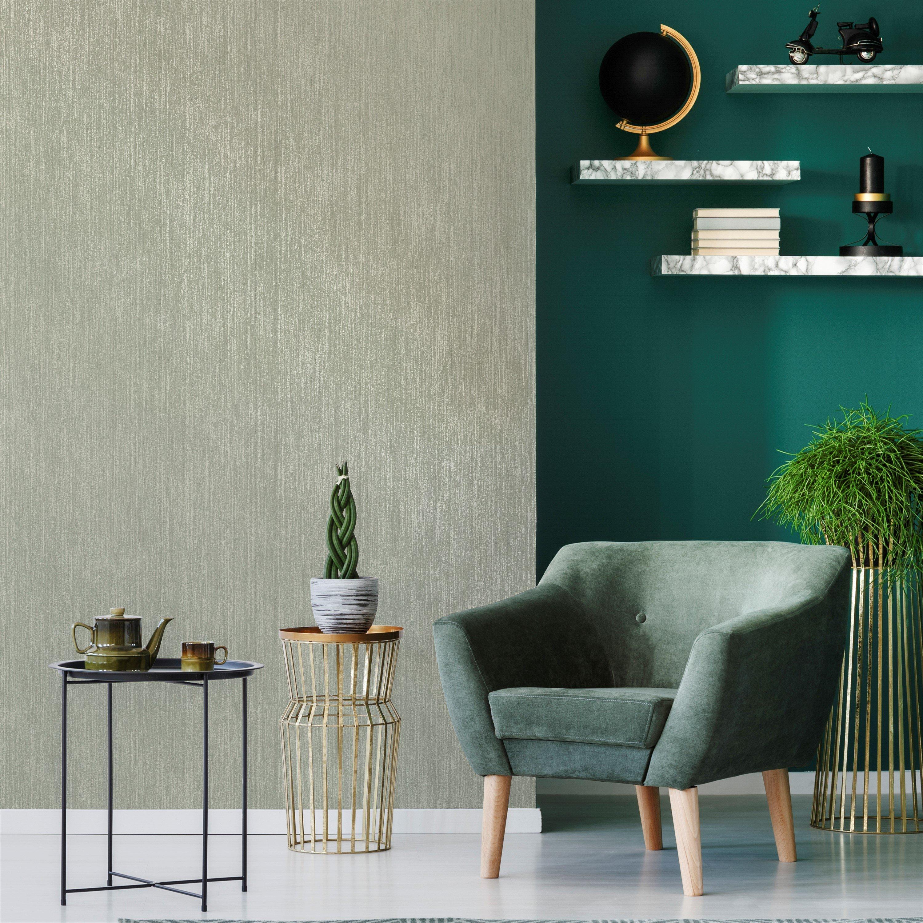 Sage - Boutique - Boutique Refine Texture Sage Green Wallpaper - 1