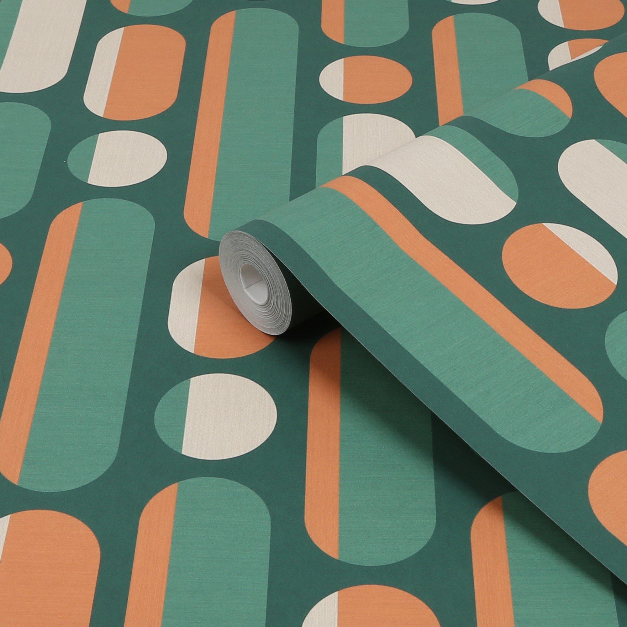 Green - Envy - Morse Bottle Green Rust Wallpaper - 3