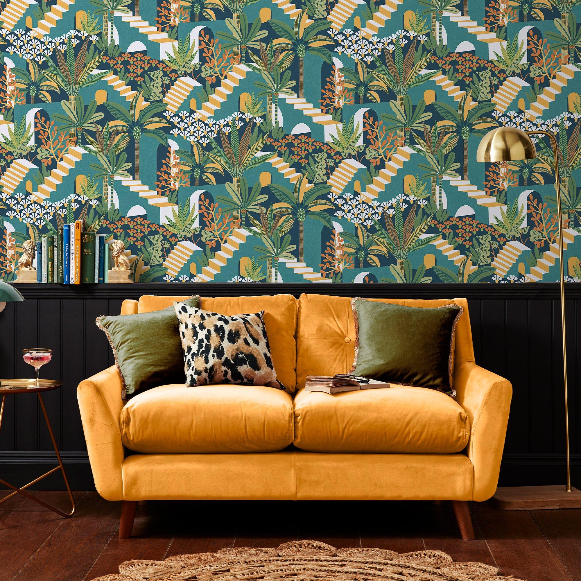 Green - Envy - Envy Vacay Tropical Night Wallpaper - 1