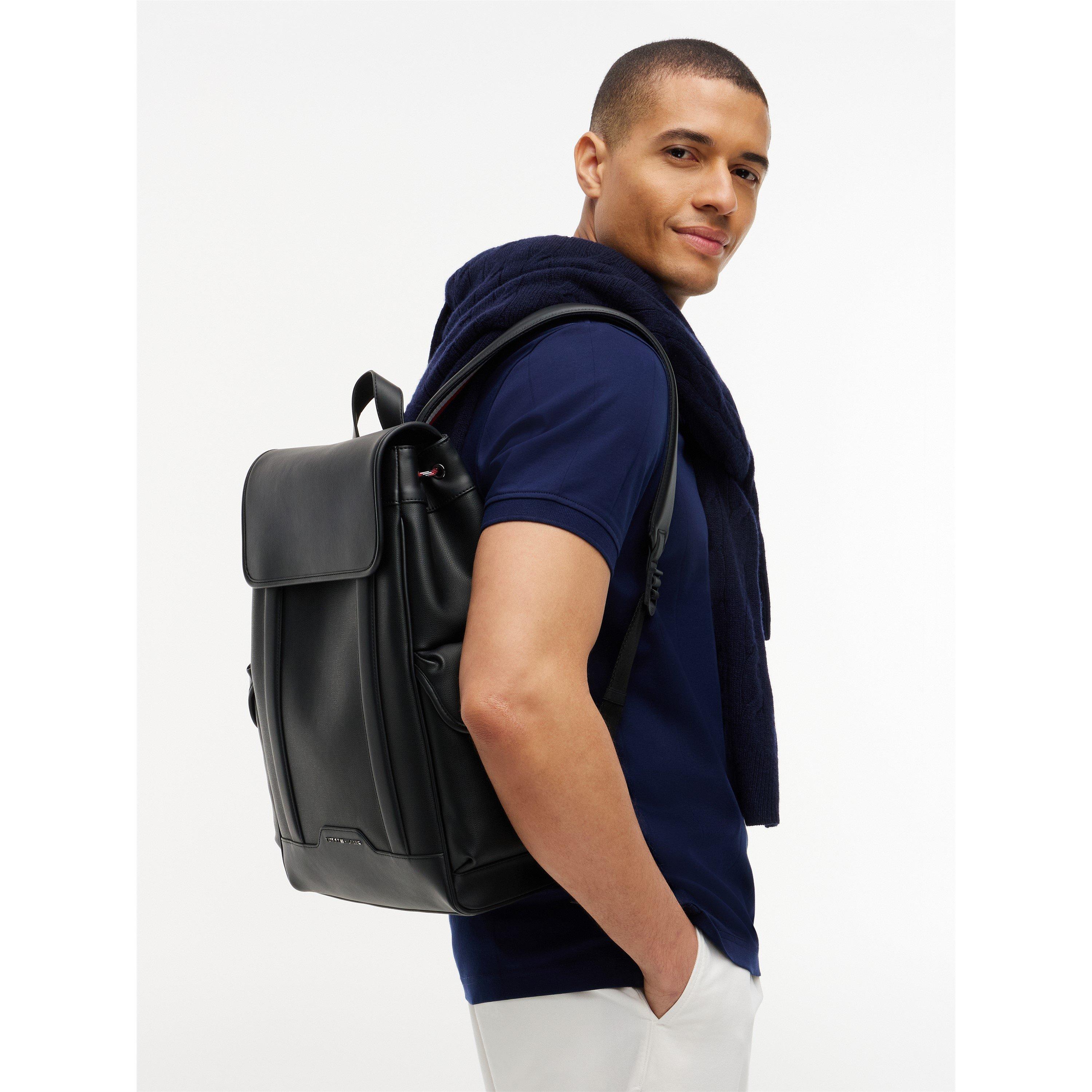 Black - Tommy Hilfiger - Texture Backpack - 2