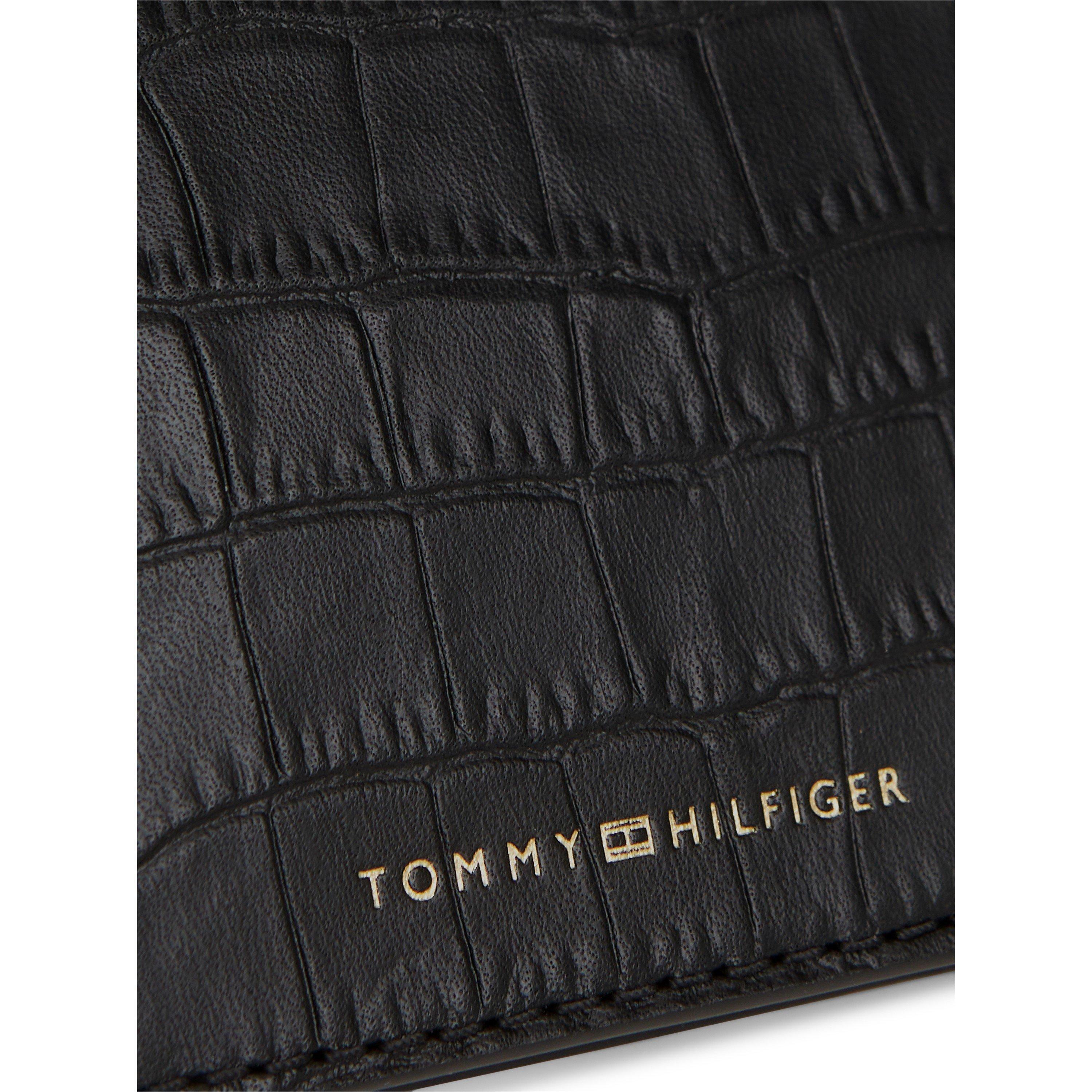 Black - Tommy Hilfiger - Tommy Croc Wallet S64 - 3