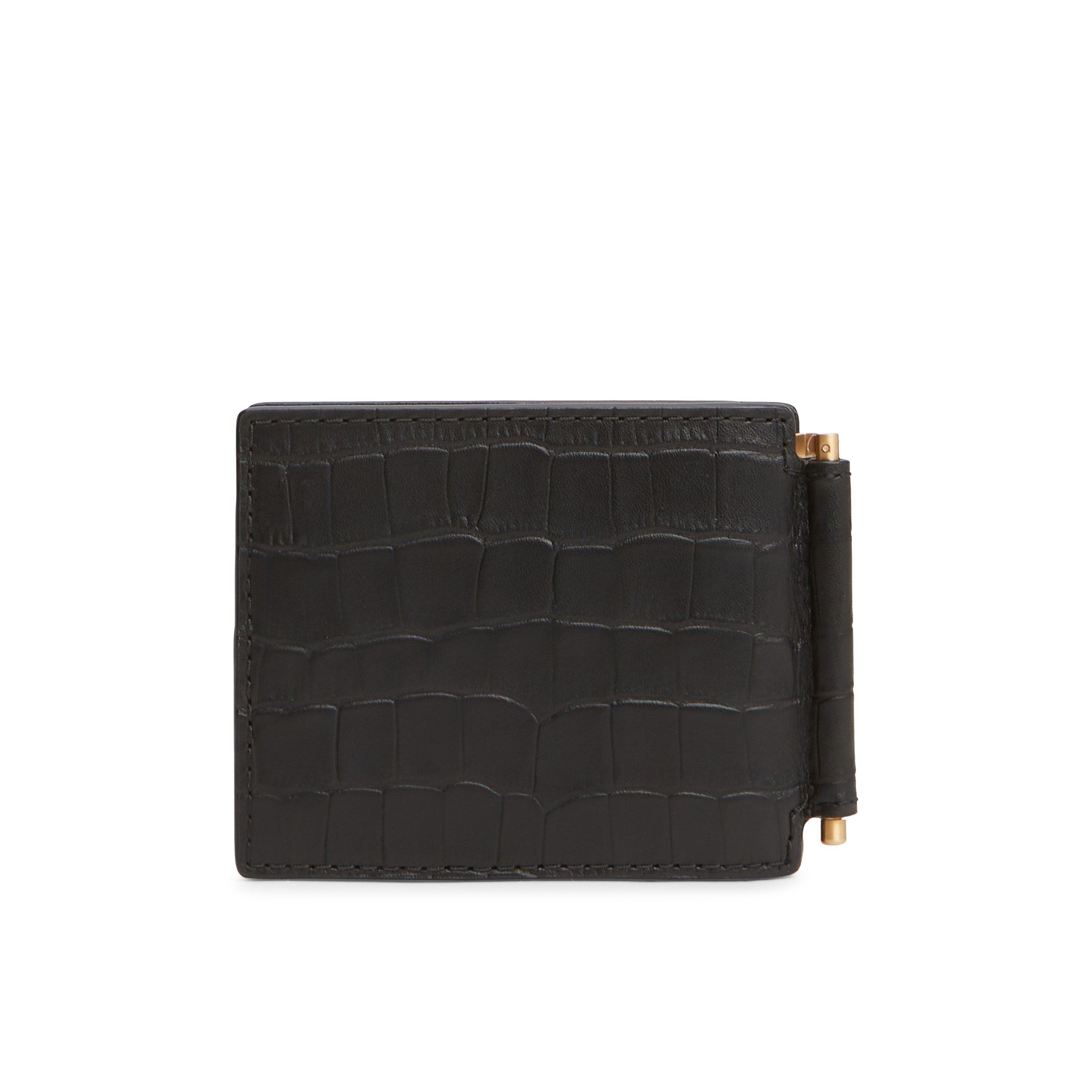 Black - Tommy Hilfiger - Tommy Croc Wallet S64 - 4