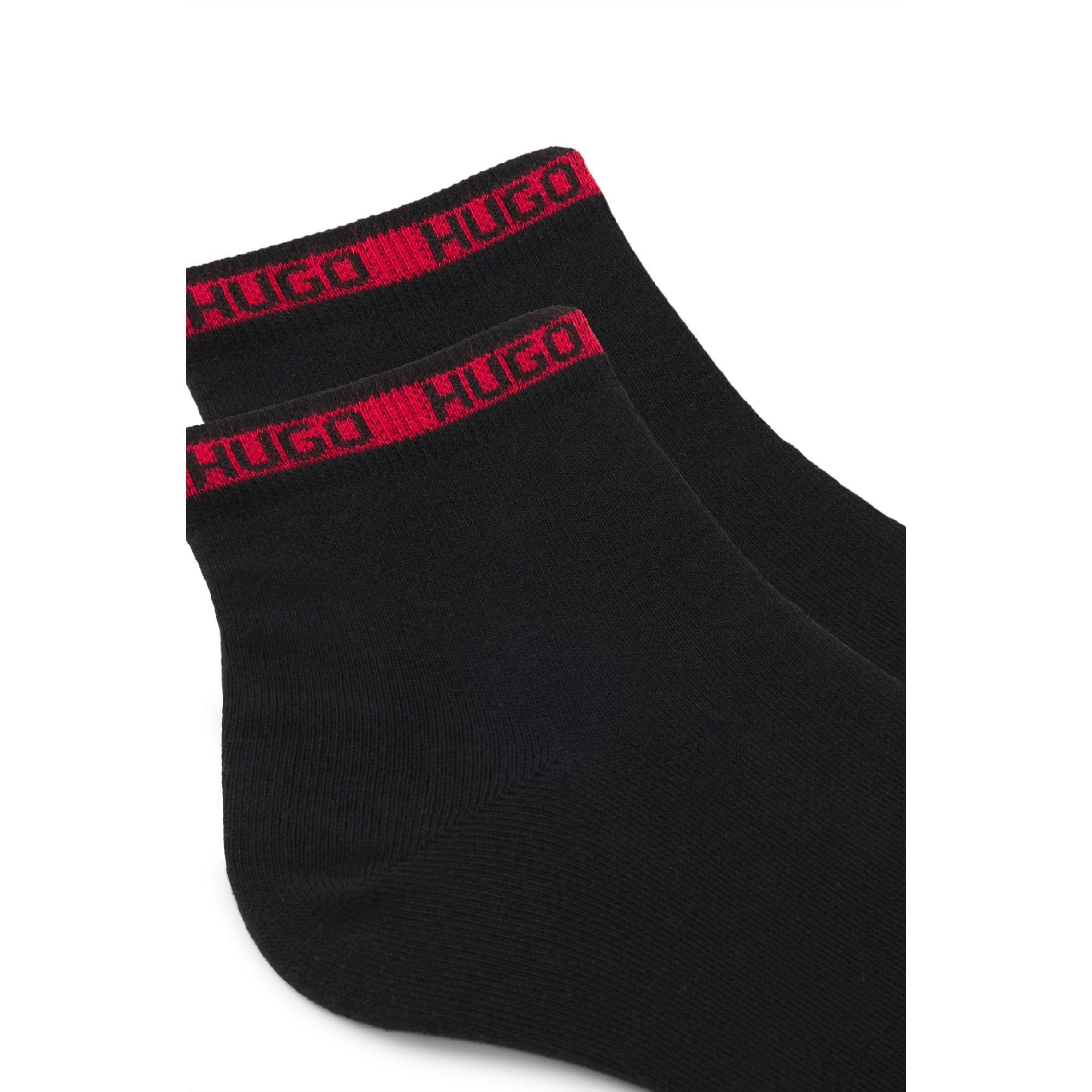 Black - Hugo - 2 Pack of Logo Tape Socks - 3