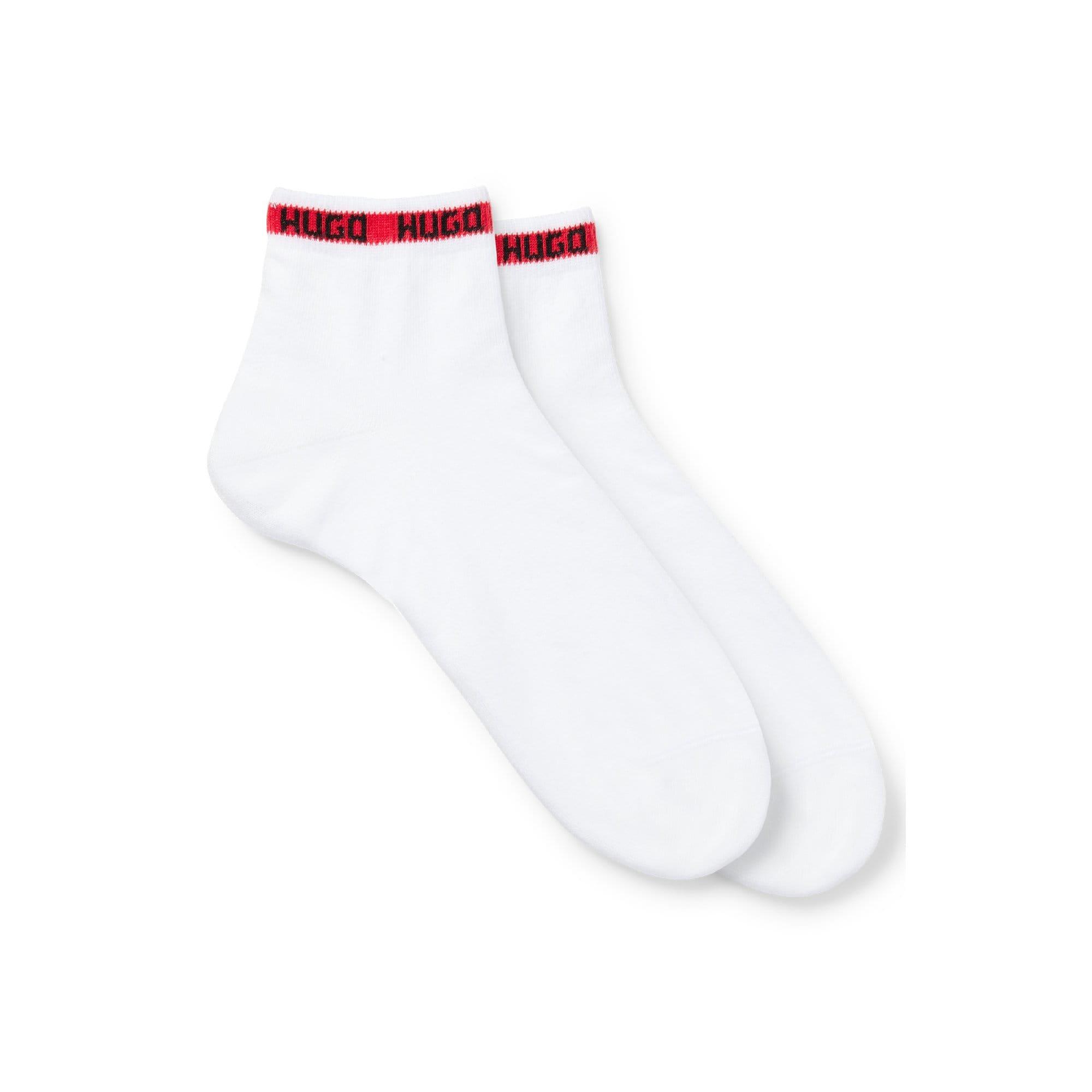 Hugo 2 Pack of Logo Tape Socks