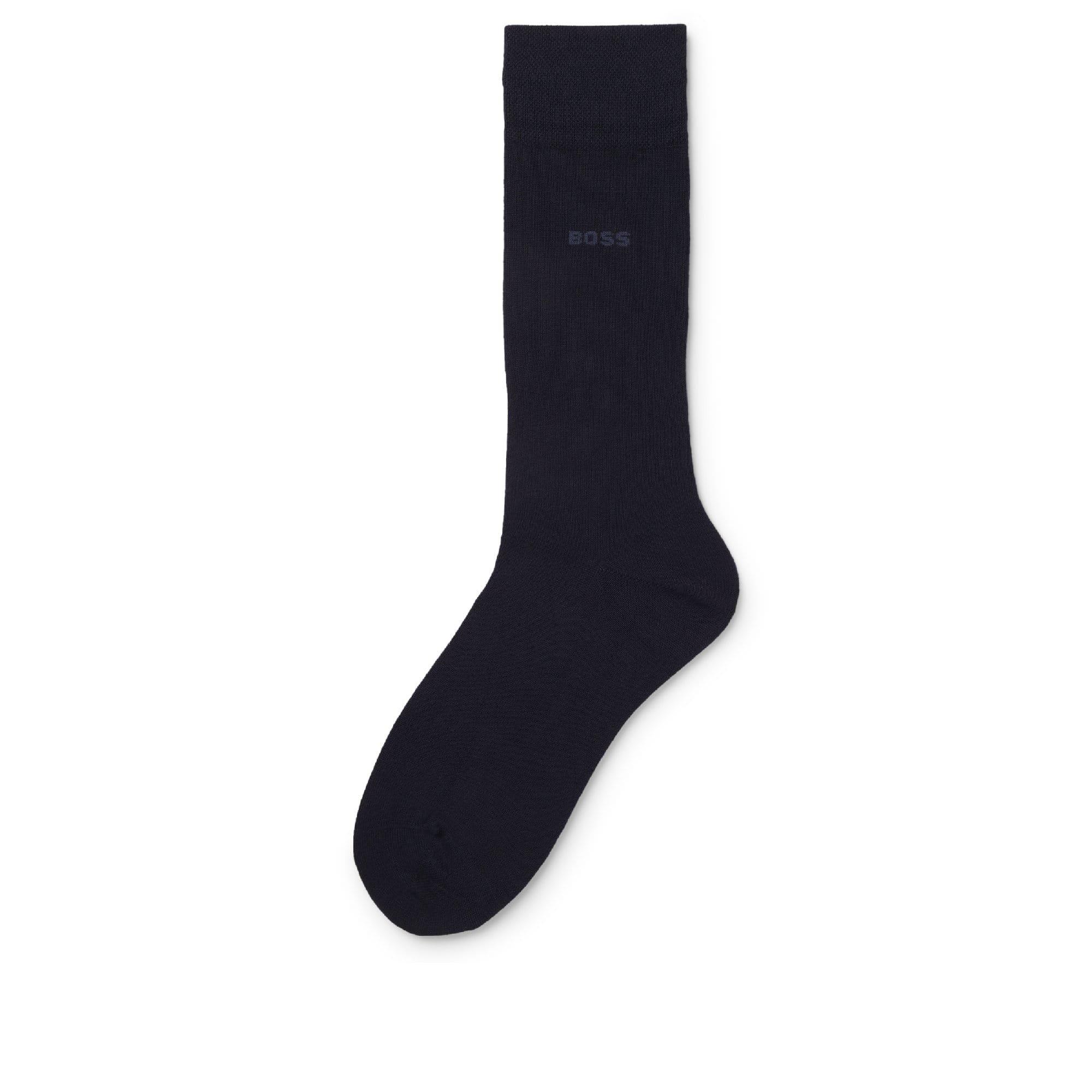 Dark Blue - Boss - Edward Gentle Socks - 1