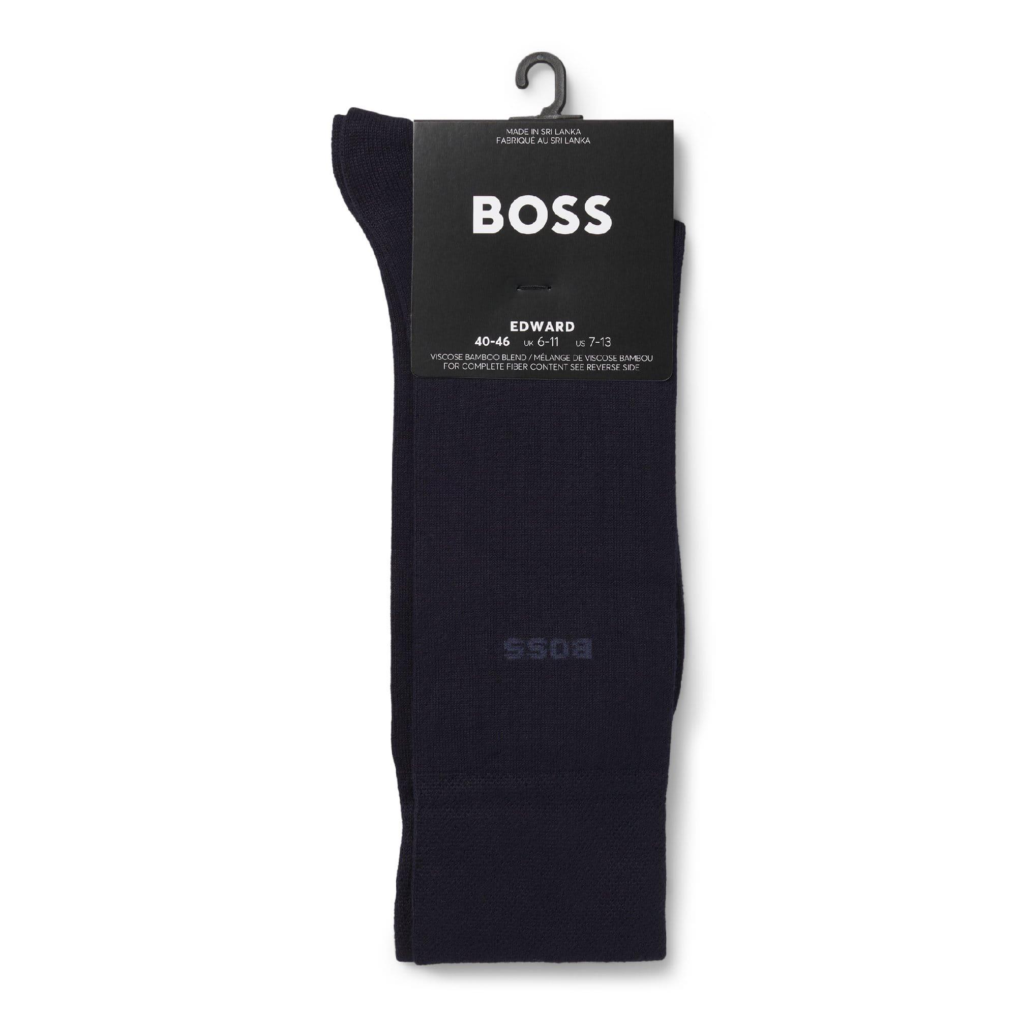 Dark Blue - Boss - Edward Gentle Socks - 3