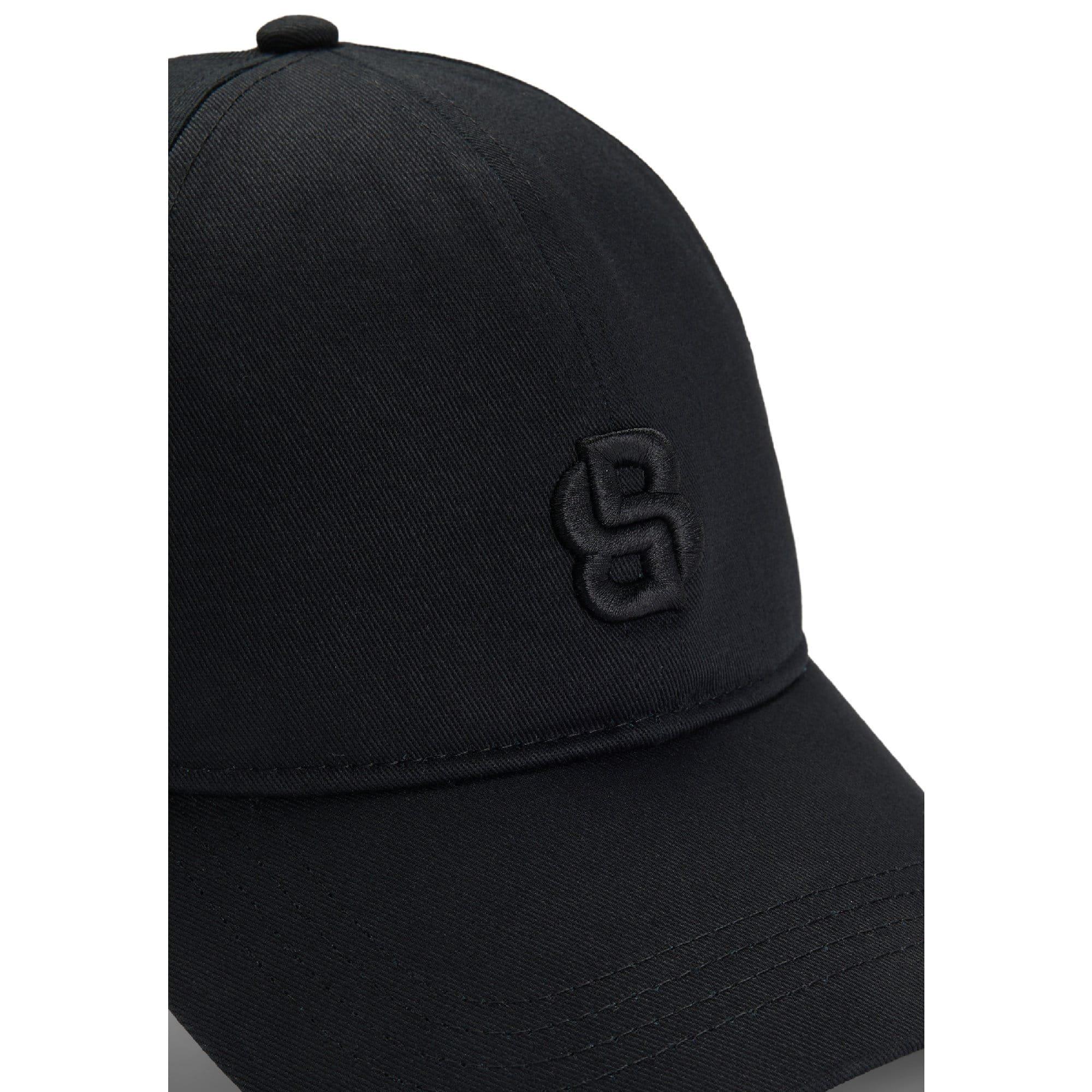 Black - Boss - Ari-B-Icon Double B Monogram Cap - 5