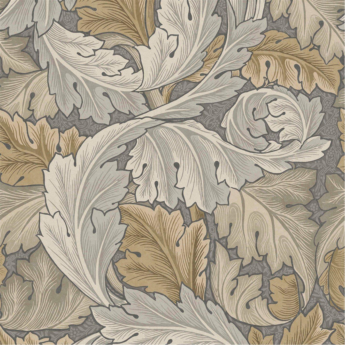 Neutral - William Morris at Home - Acanthus Neutral Wallpaper - 1