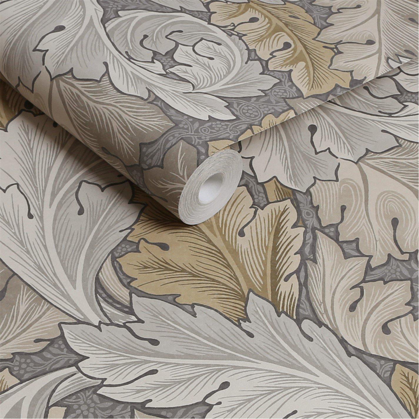 Neutral - William Morris at Home - Acanthus Neutral Wallpaper - 3