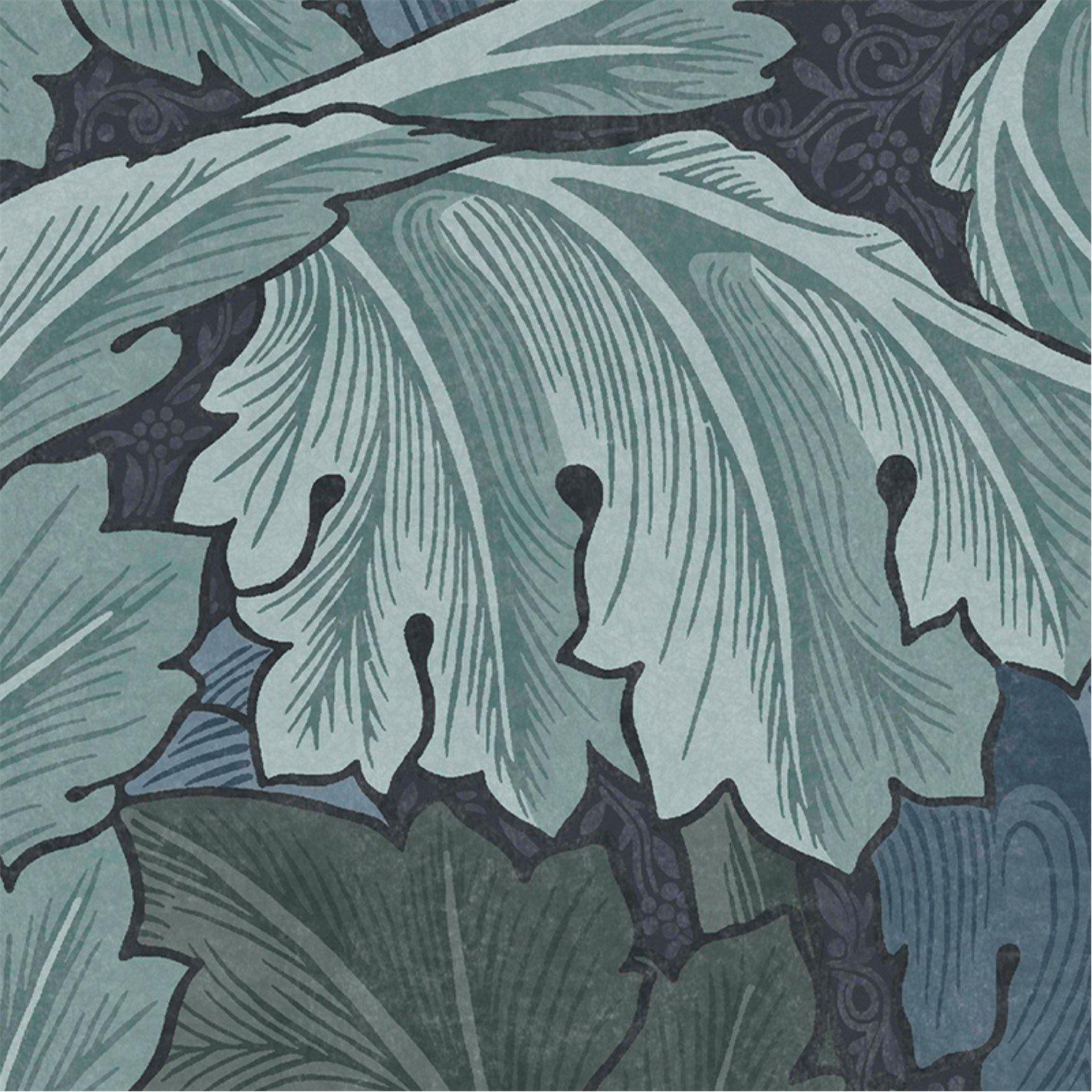 Blue - William Morris at Home - Acanthus Blue Wallpaper - 4
