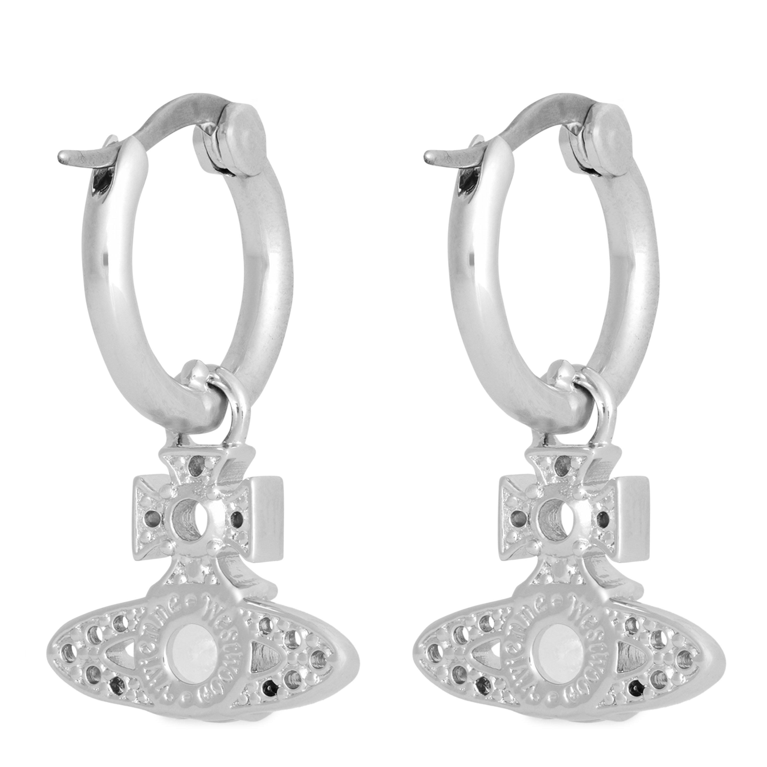 Platinum/White - Vivienne Westwood - Viv Ondina Hoop Ld64 - 2