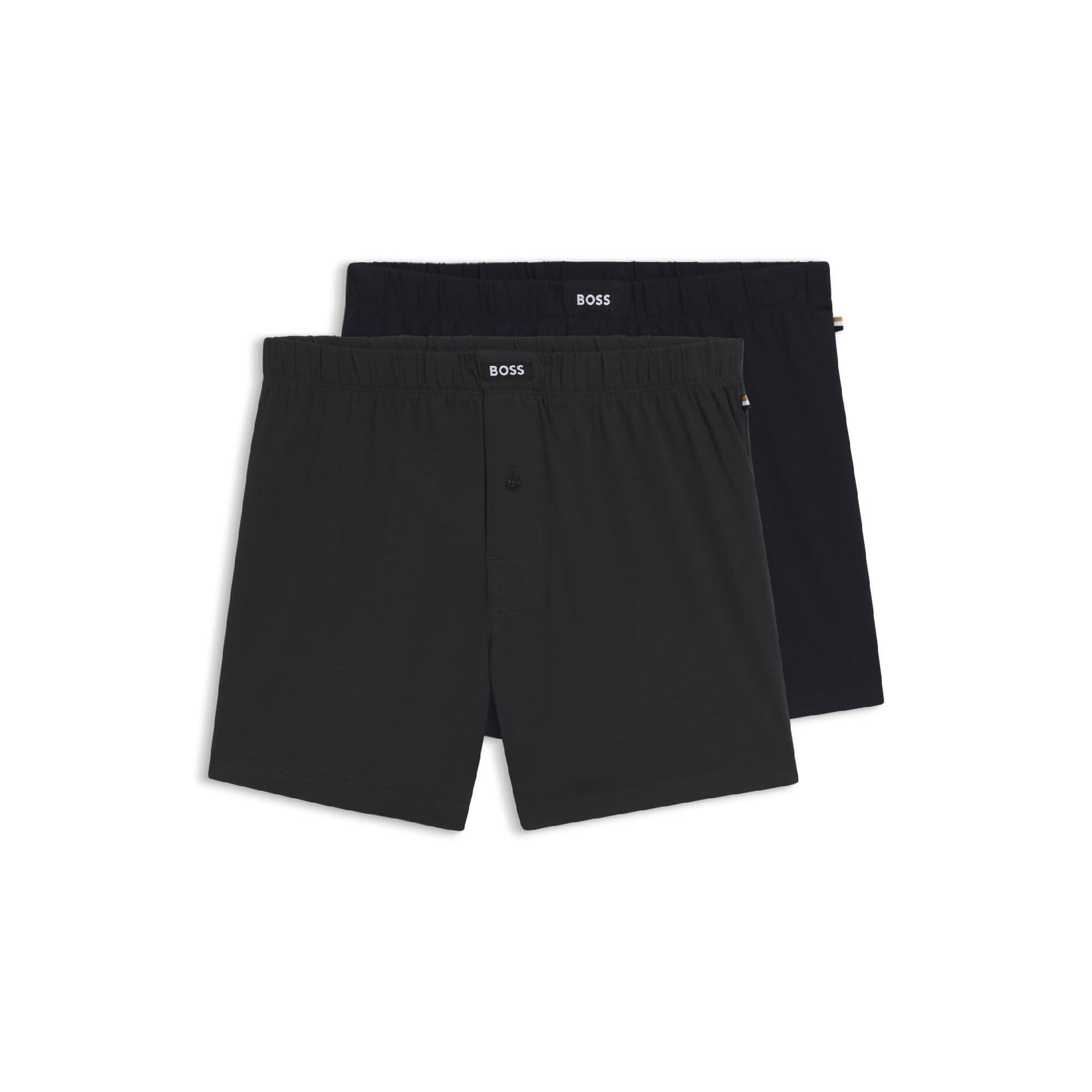 Multi Colour - Boss - 2 Pack of Boxer Shorts in Stretch Cotton - 1