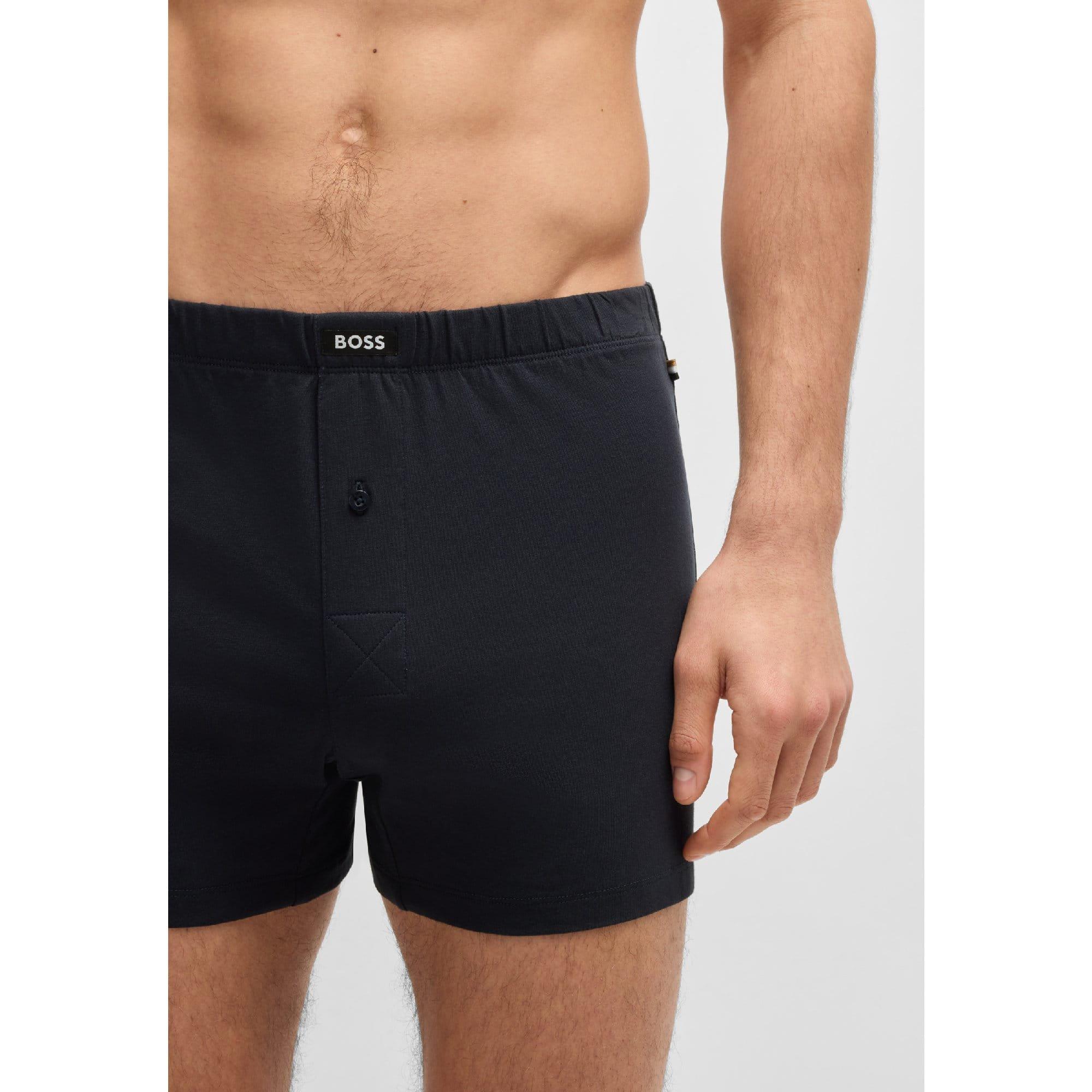 Multi Colour - Boss - 2 Pack of Boxer Shorts in Stretch Cotton - 3