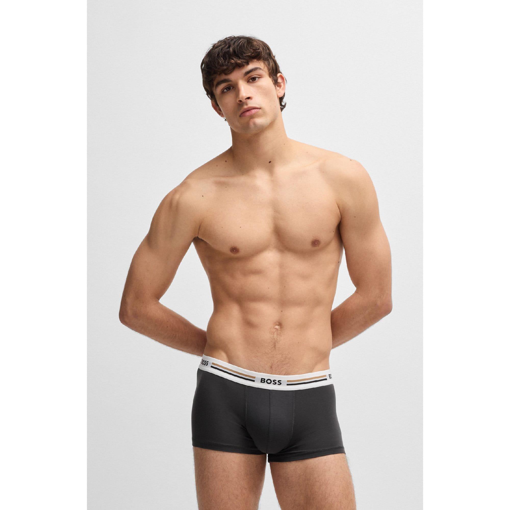 Multi Colour - Boss - 3 Pack of Revive Trunks - 4