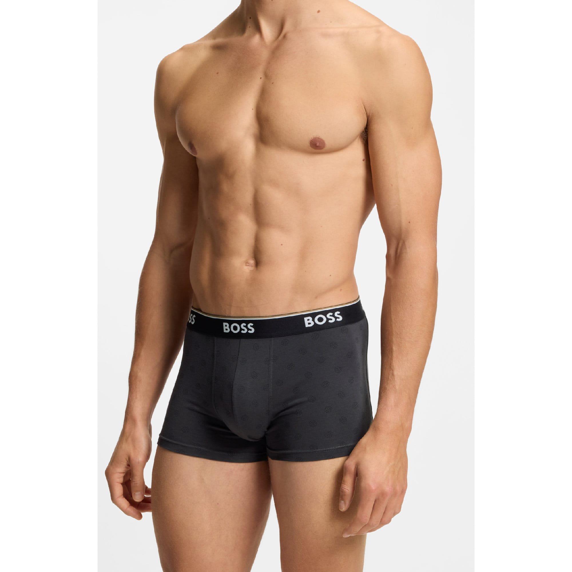 Multi Colour - Boss - 3 Pack of Power Design Trunks - 2