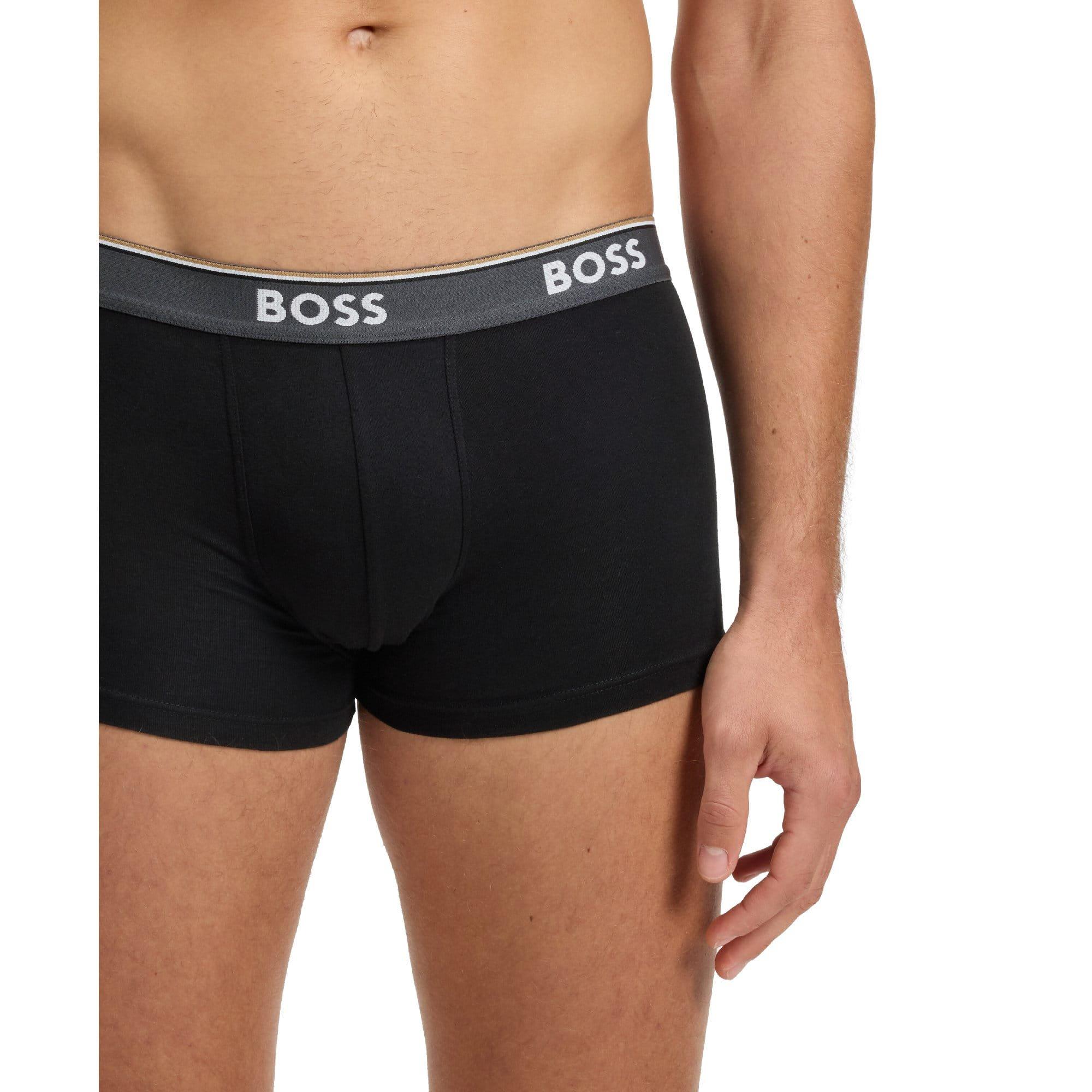 Multi Colour - Boss - 3 Pack of Power Design Trunks - 3