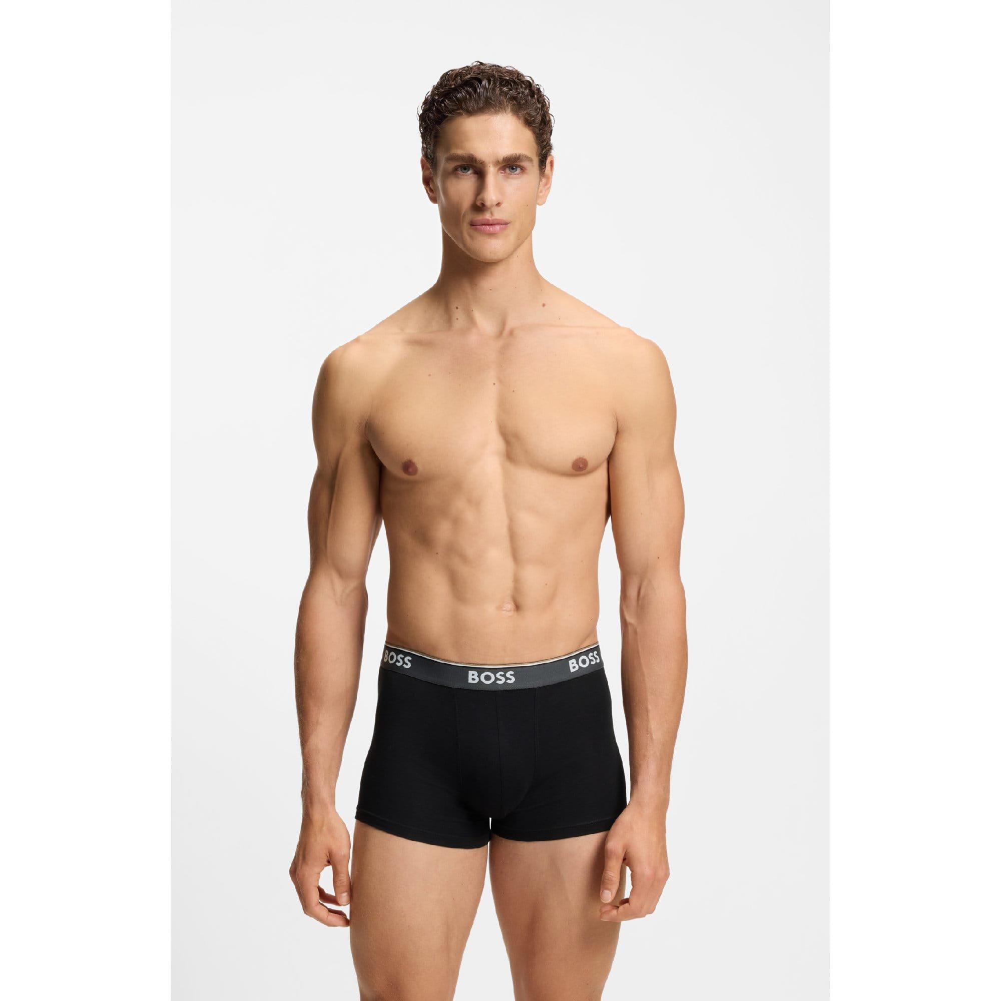 Multi Colour - Boss - 3 Pack of Power Design Trunks - 5