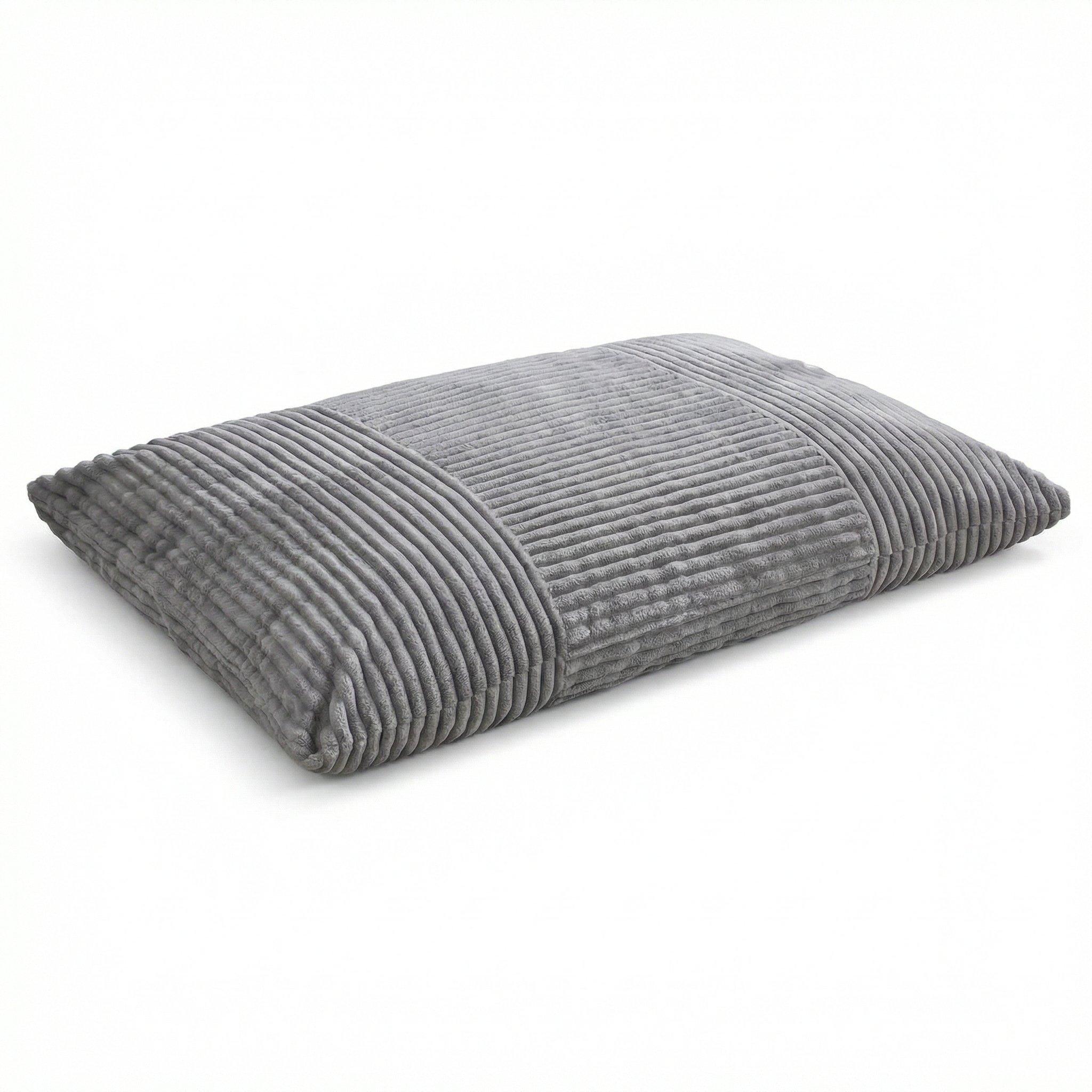 Light Grey - Urban Meuble - Convertible Memory Foam Bean Bag Lounger - 11