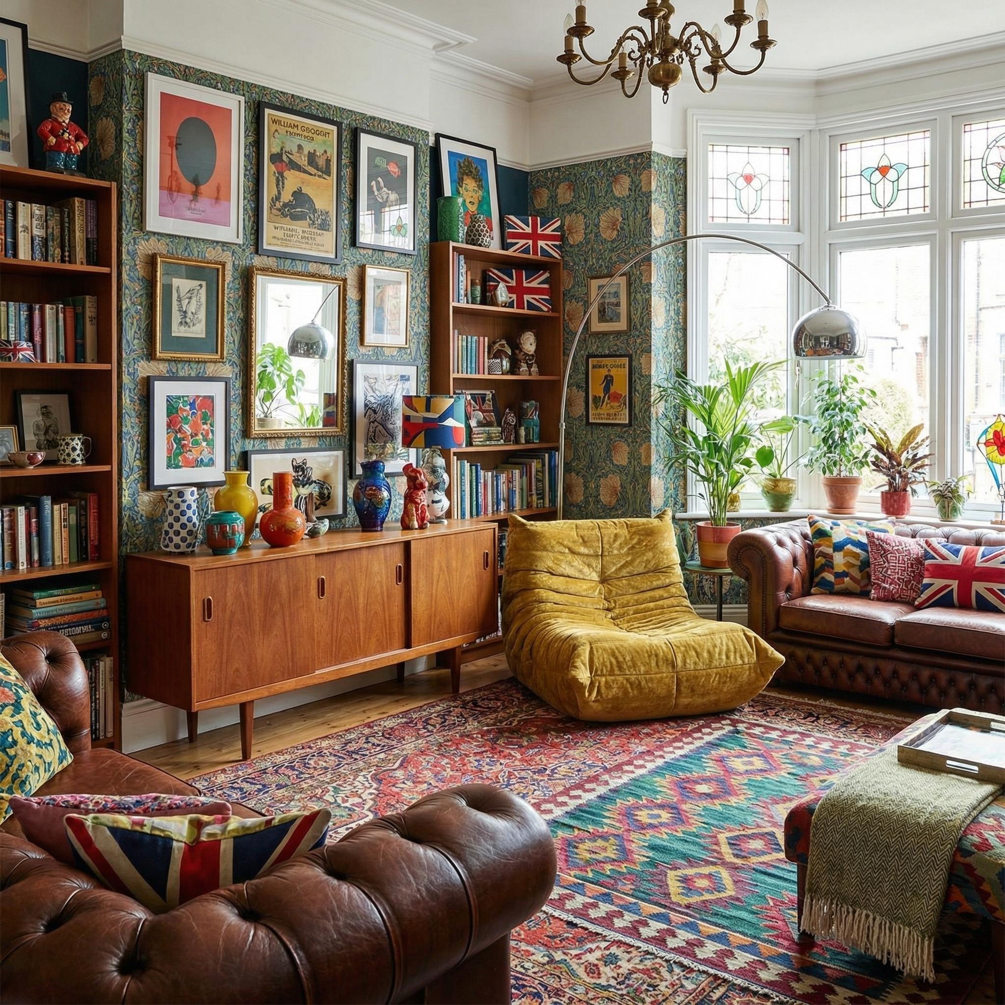 Yellow - Urban Meuble - Luxury Chenille Bean Bag Lazy Sofa - 4