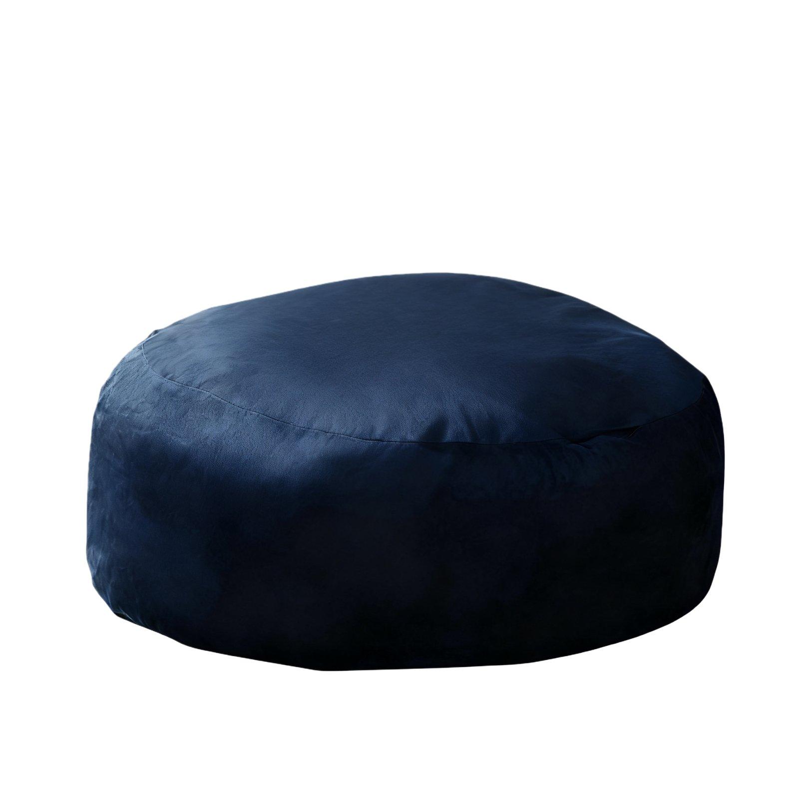 Blue - Urban Meuble - Modern Round Bean Bag Sofa Chair - 5