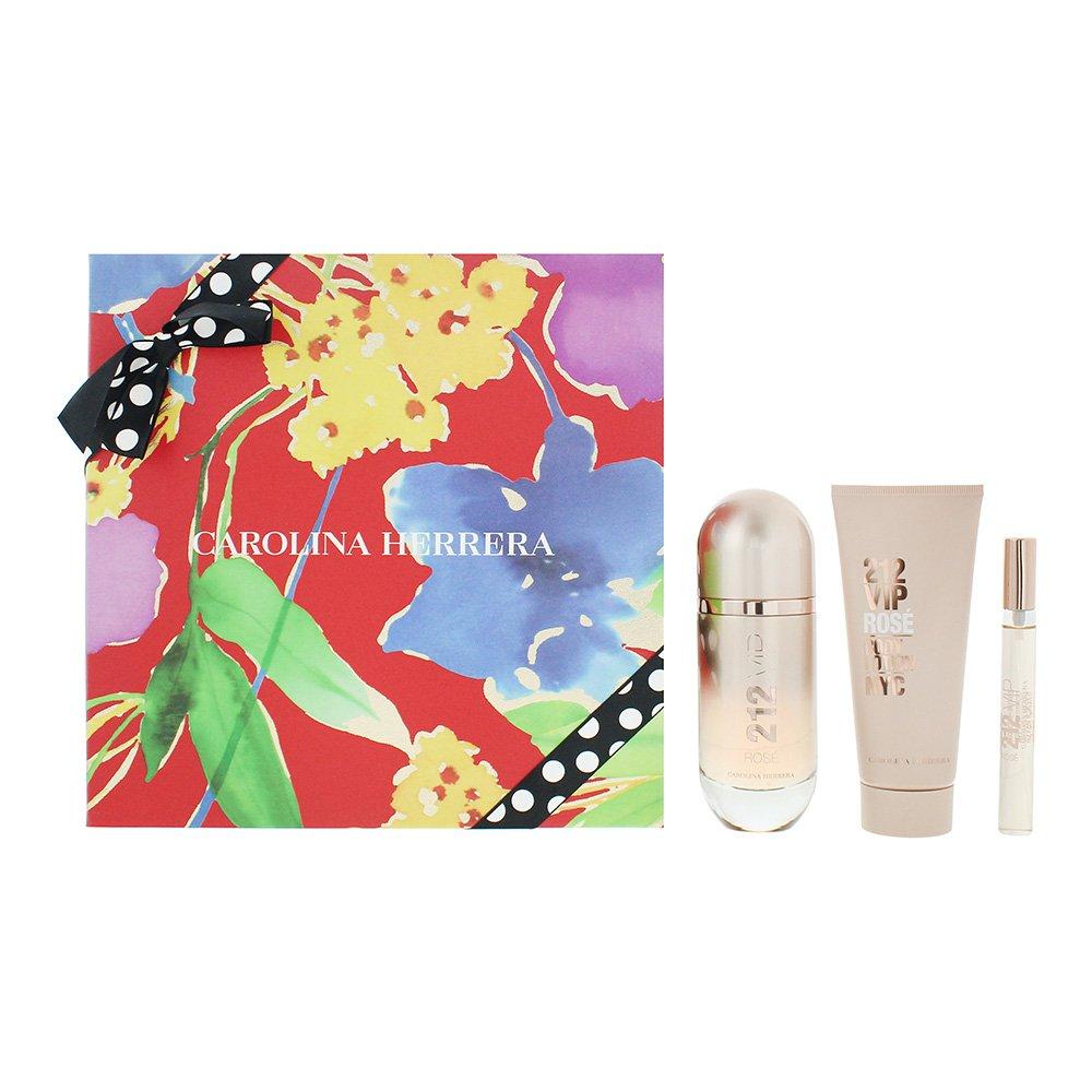 Carolina Herrera Carolina Herrera 212 Vip Rose 3 Piece Gift Set - None - Size 80ml