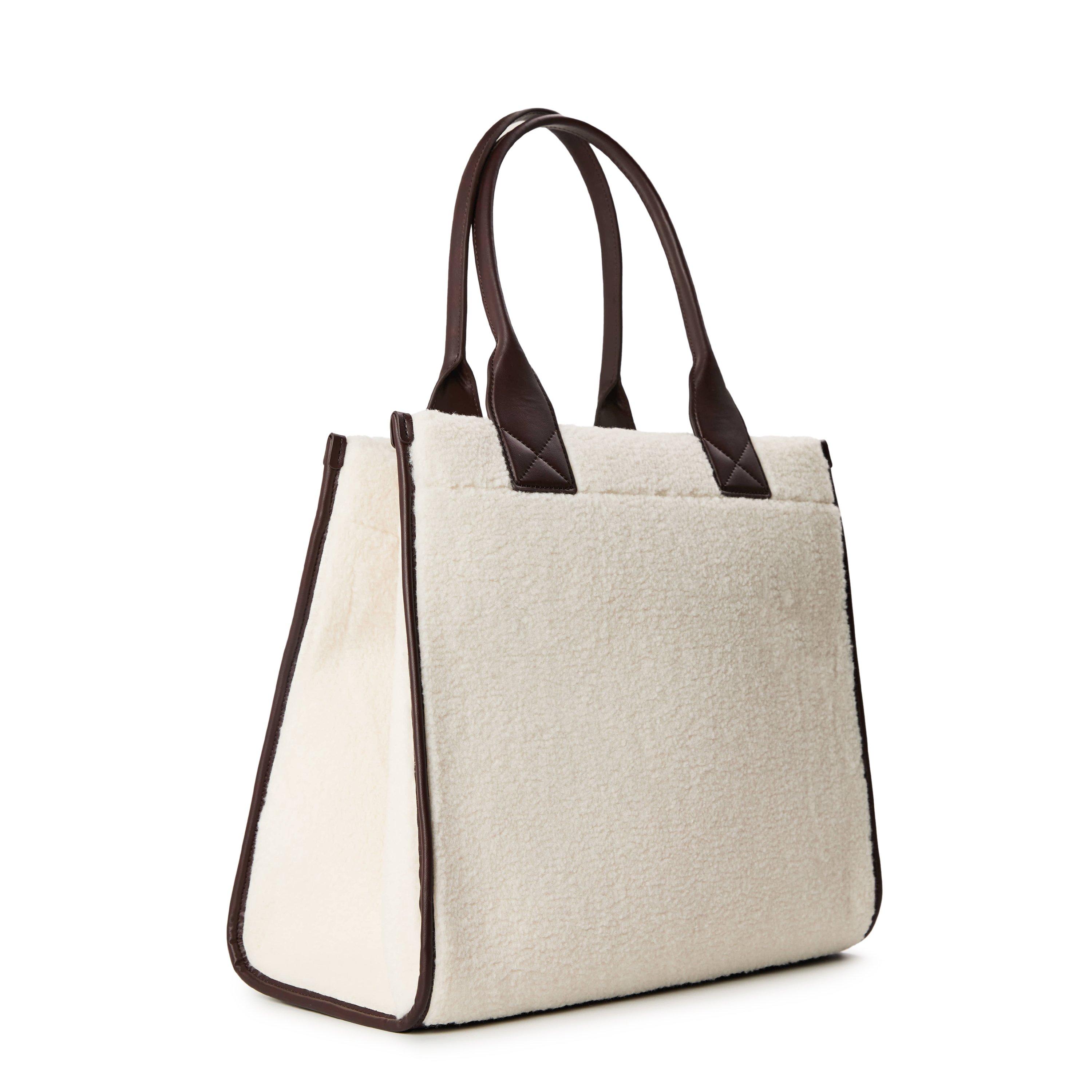 Egret - Ganni - Women's Shopper Sherling Tote Bag - 2