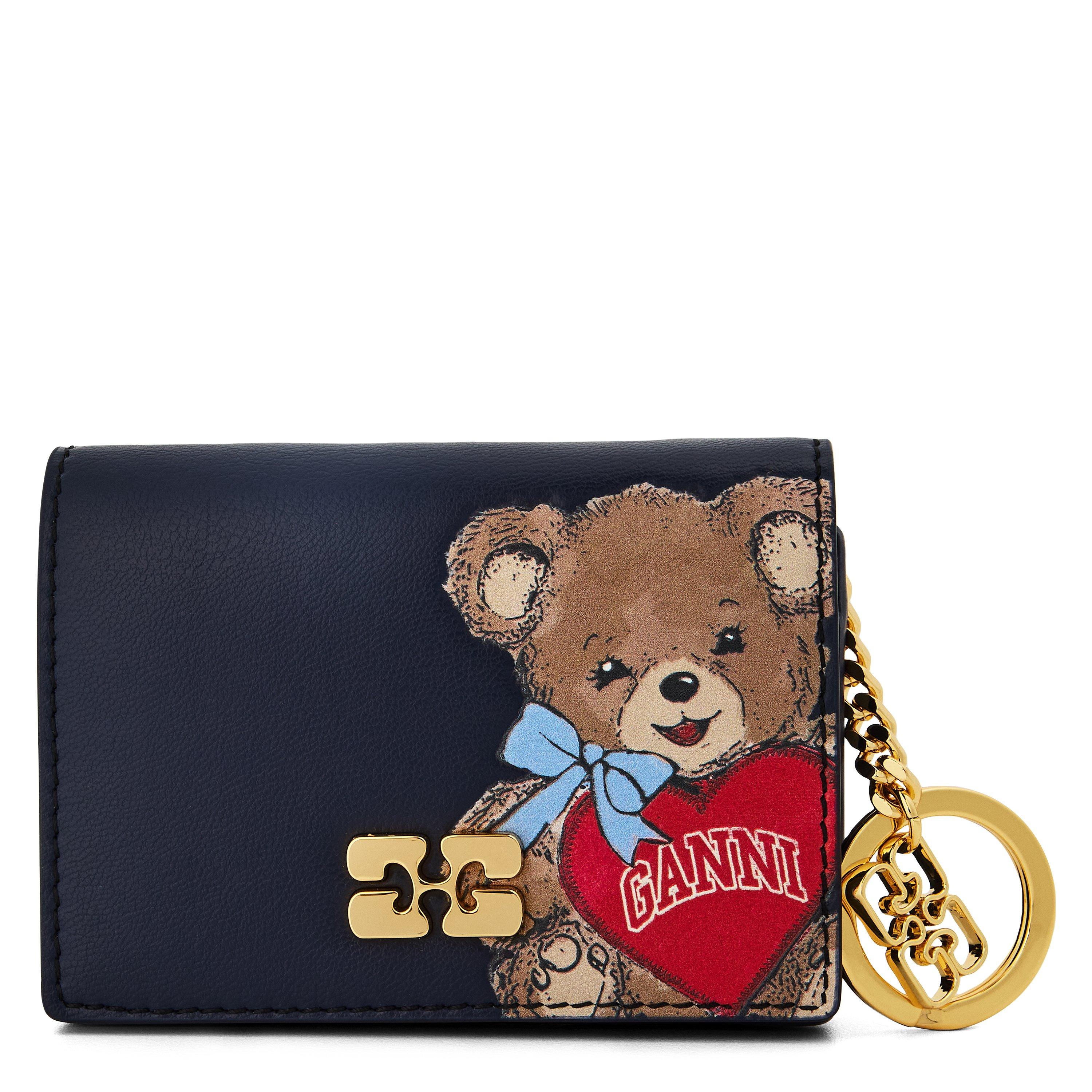 Black/Iris - Ganni - Ganni Crd Hldr Flp Ld62 - 1