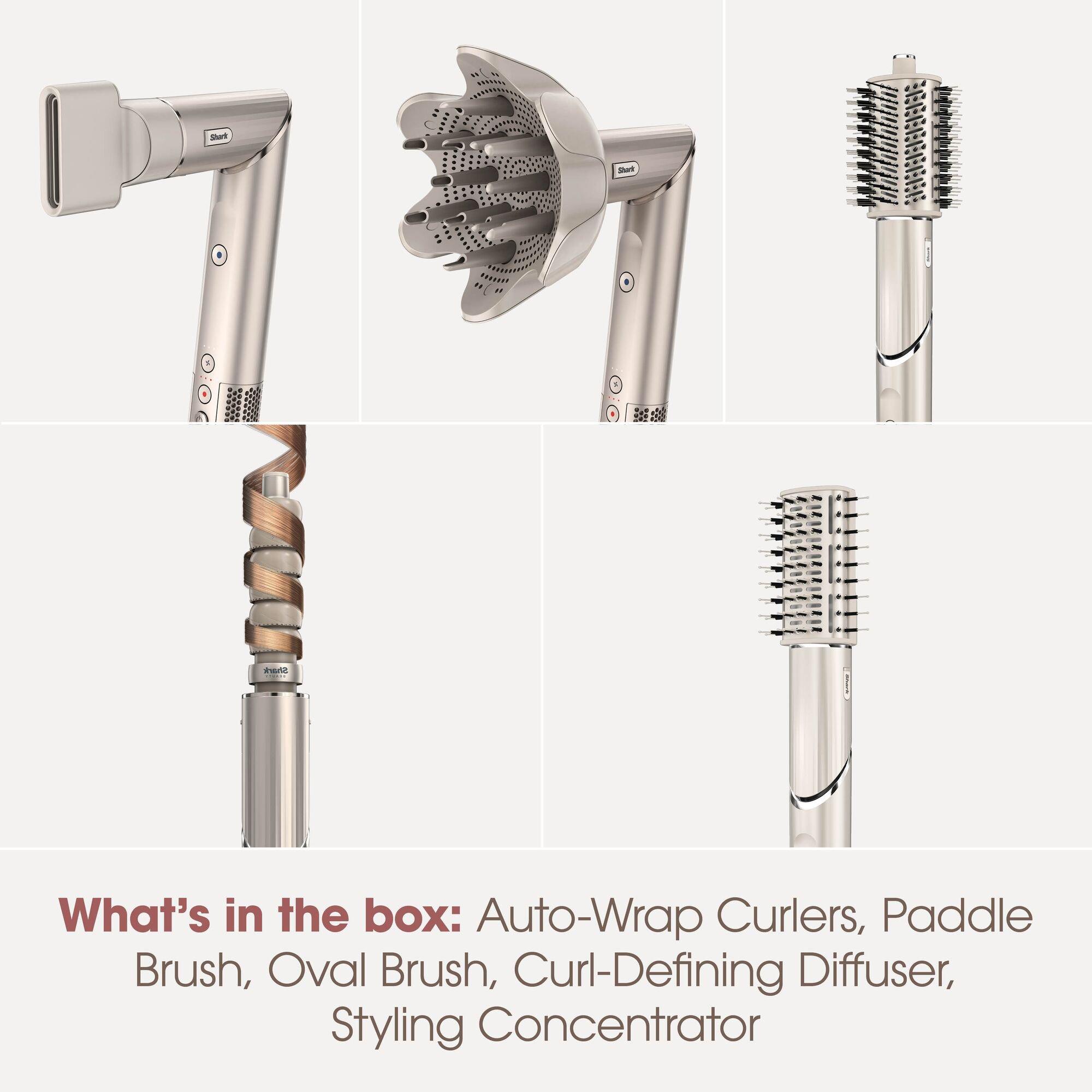 Stone - Shark - FlexStyle 5 in 1 Air Styler & Hair Dryer with Case - 2