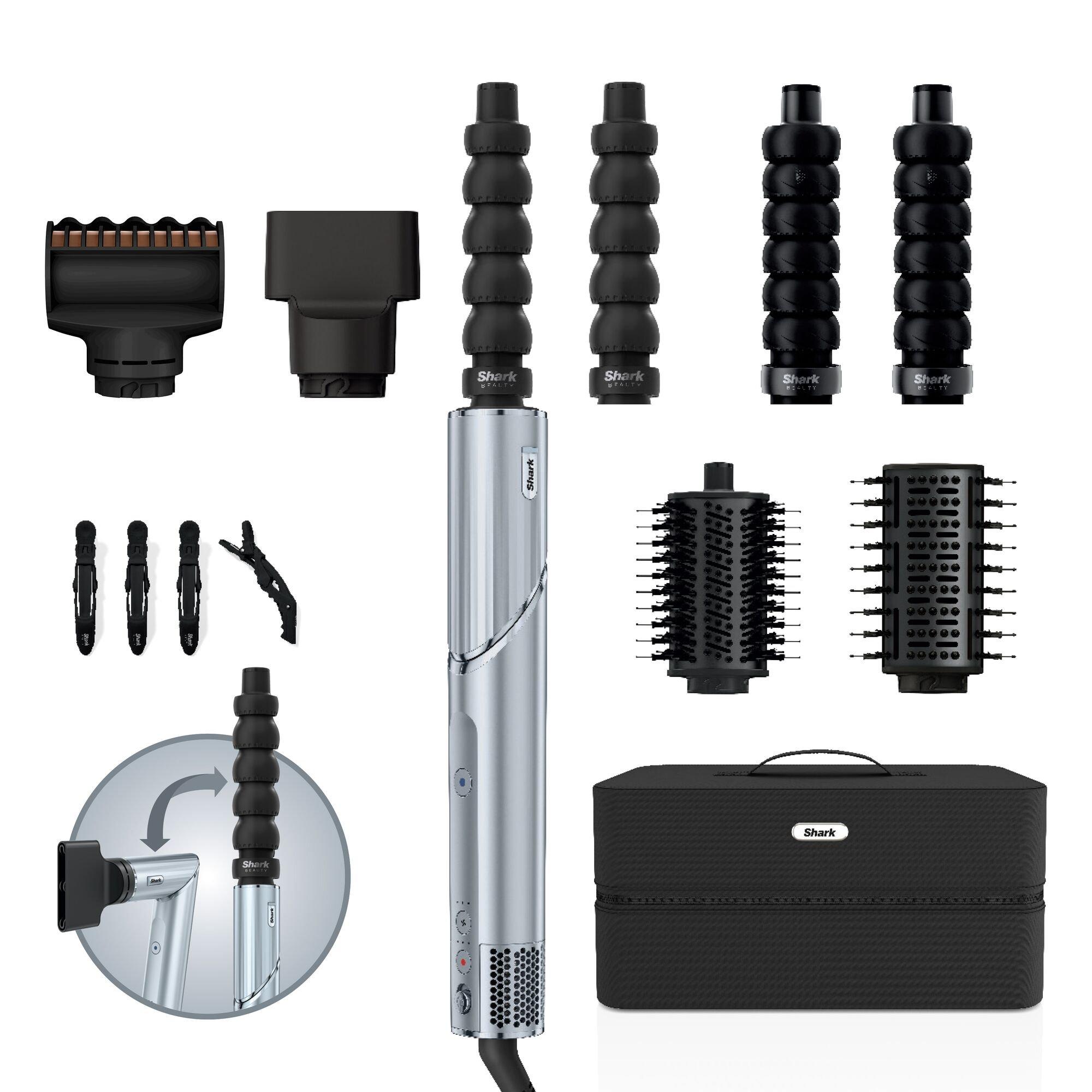 Glacial Blue - Shark - FlexStyle 6-in-1 Air Styler & Hair Dryer With Case - 1