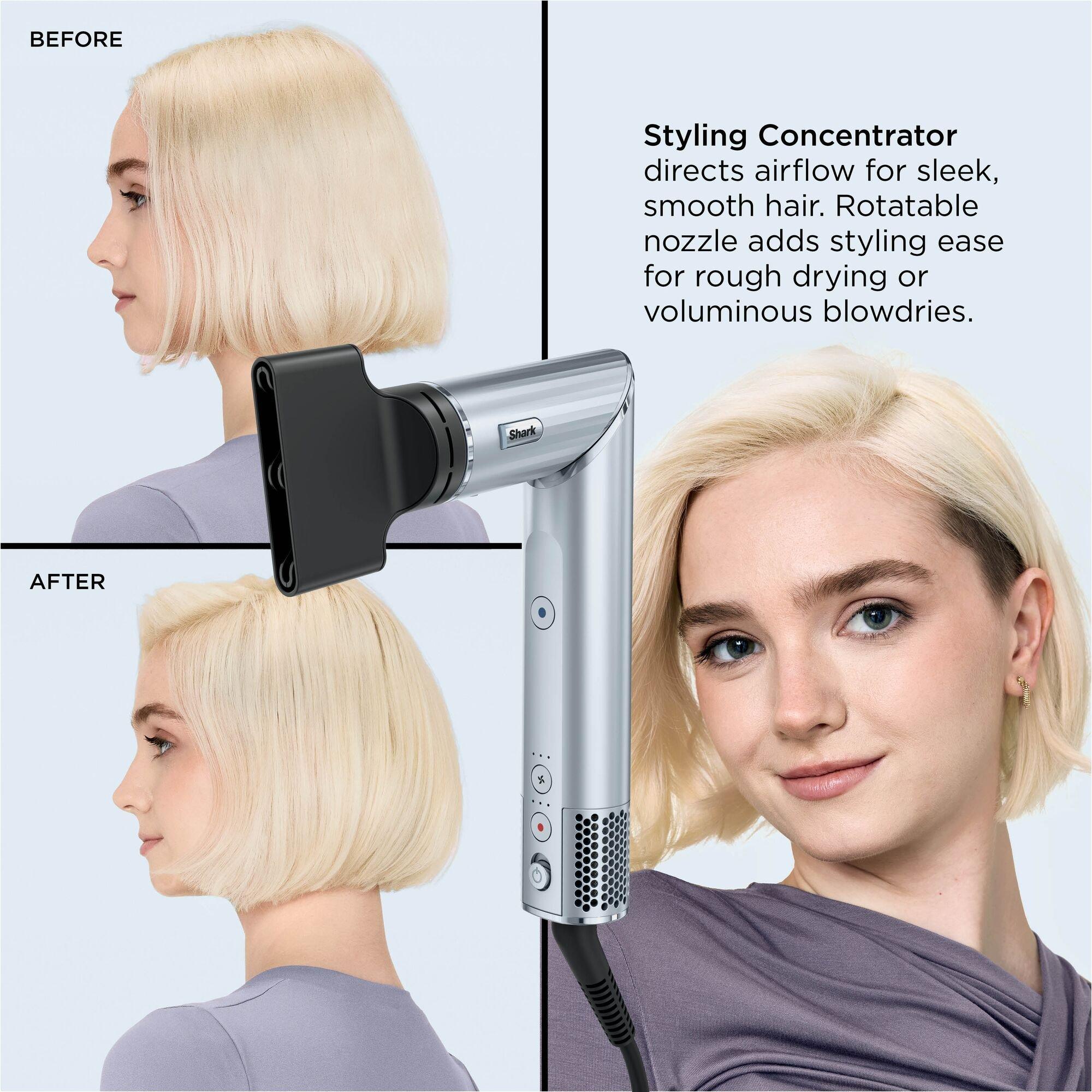 Glacial Blue - Shark - FlexStyle 6-in-1 Air Styler & Hair Dryer With Case - 5