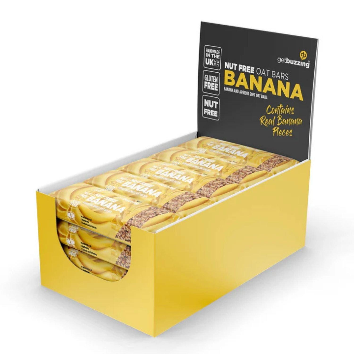 Get Buzzing  Banana Flapjack (20 X 62G) - Box of 20