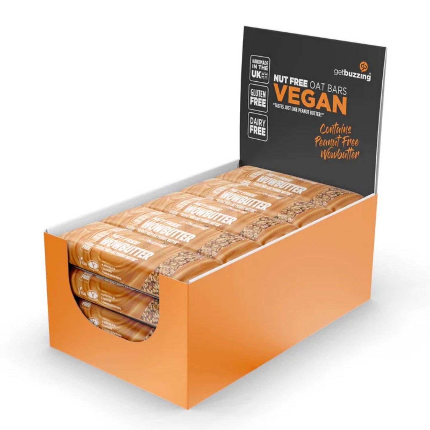 Get Buzzing  Vegan Wowbutter Flapjack (20 X 62G) - Box of 20