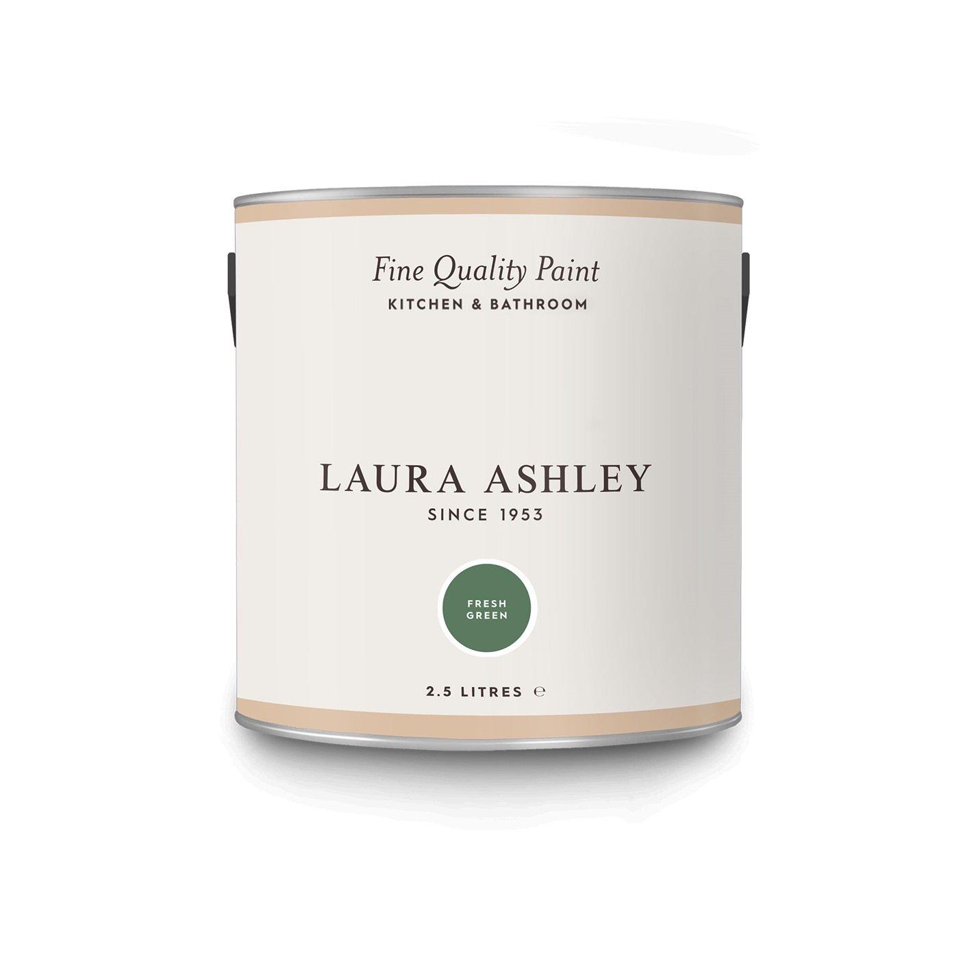 Fresh Green - Laura Ashley - Fresh Green Paint Kitchen and Bathroom 2.5L - 3