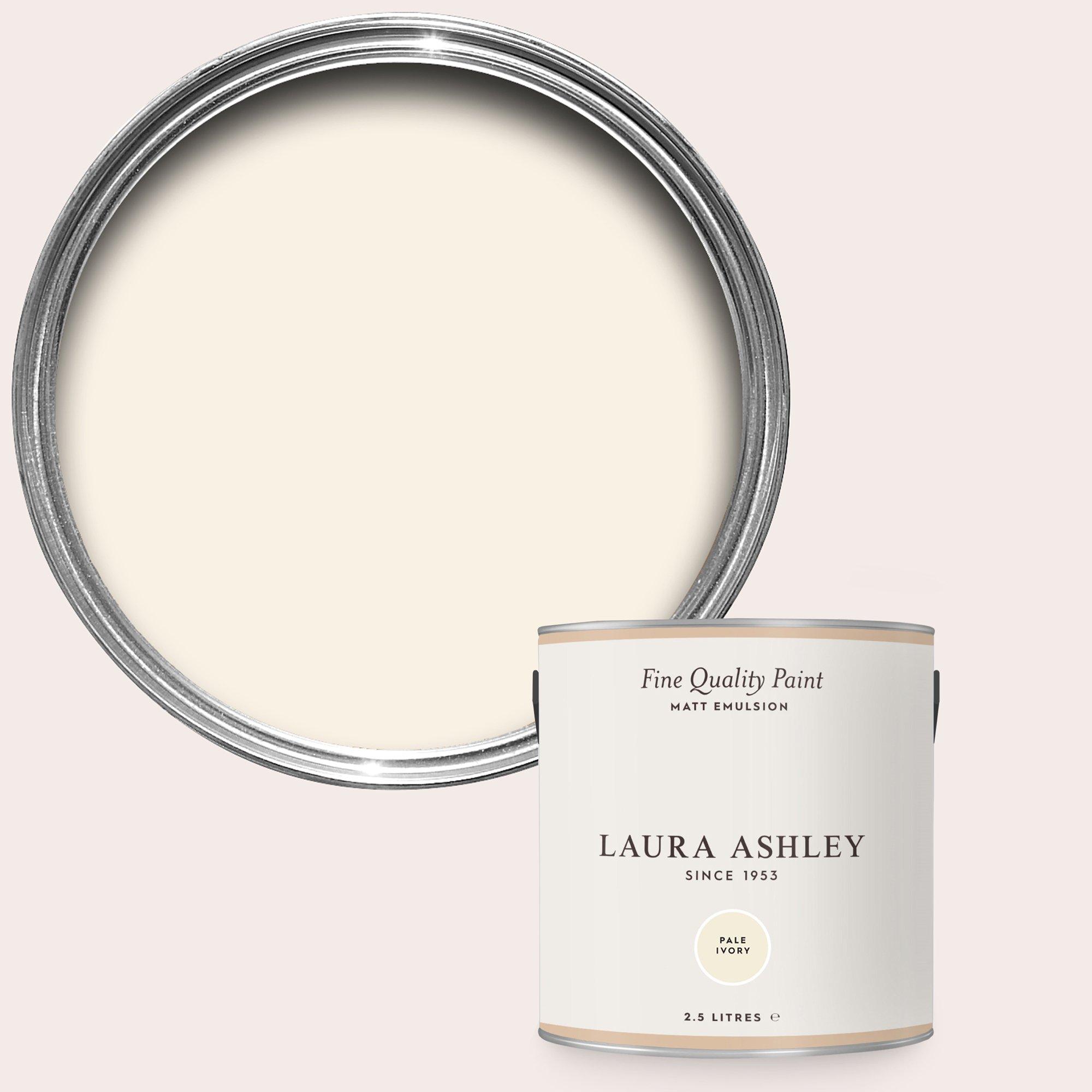 Pale Ivory - Laura Ashley - Laura Ashley Pale Ivory Paint Kitchen & Bathroom - 1