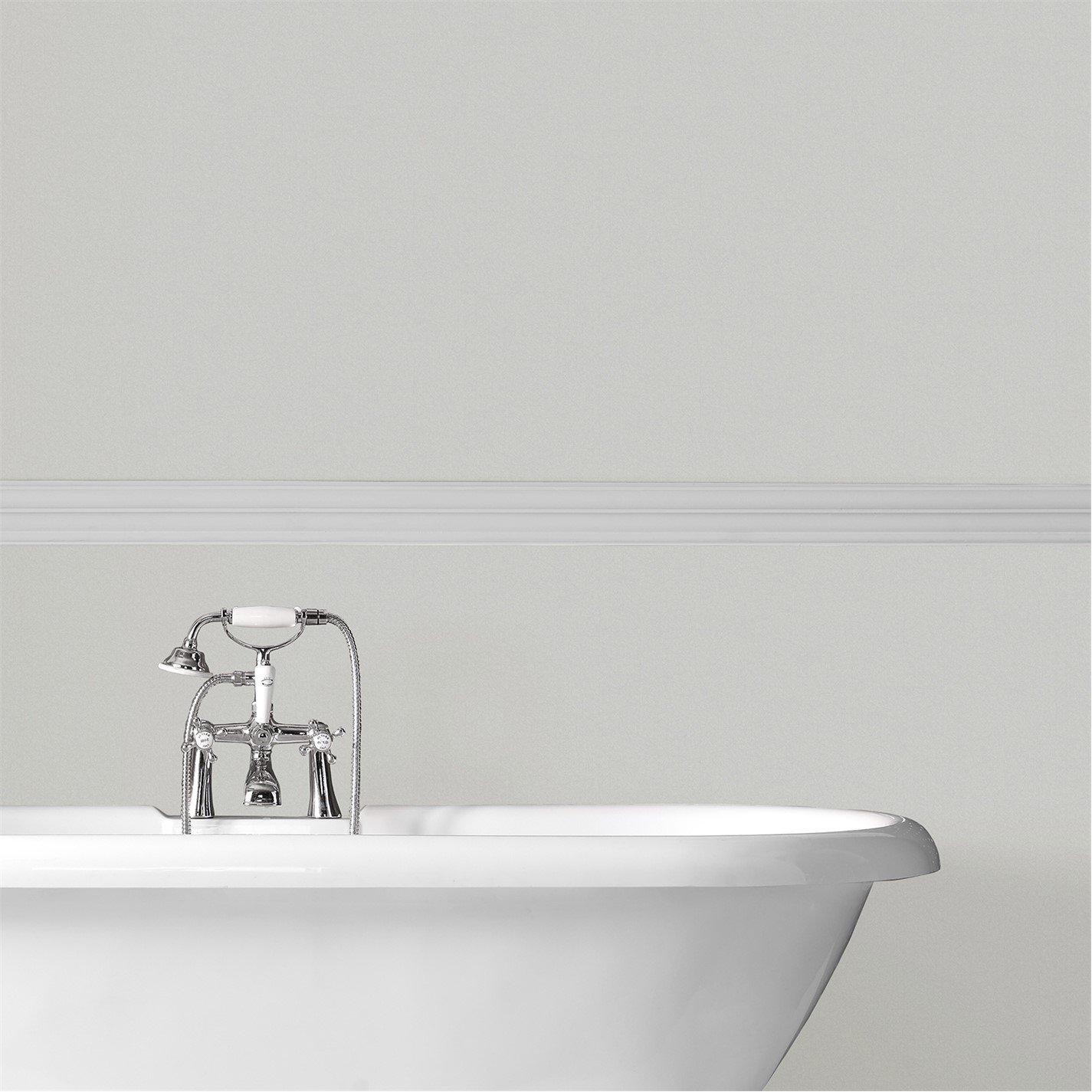 Dove Grey White - Laura Ashley - Dove Grey White Paint Kitchen and Bathroom 2.5L - 2