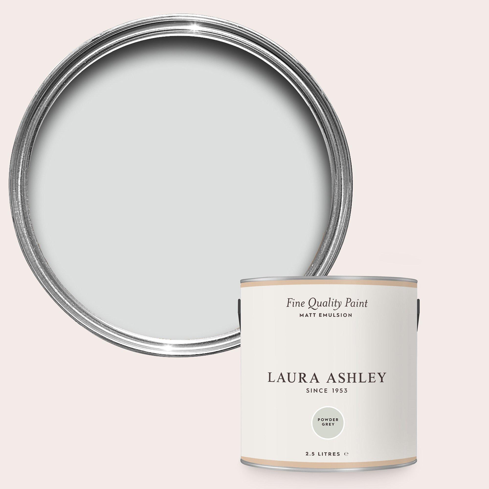 Powder Grey - Laura Ashley - Powder Grey Paint Kitchen and Bathroom 2.5L - 1