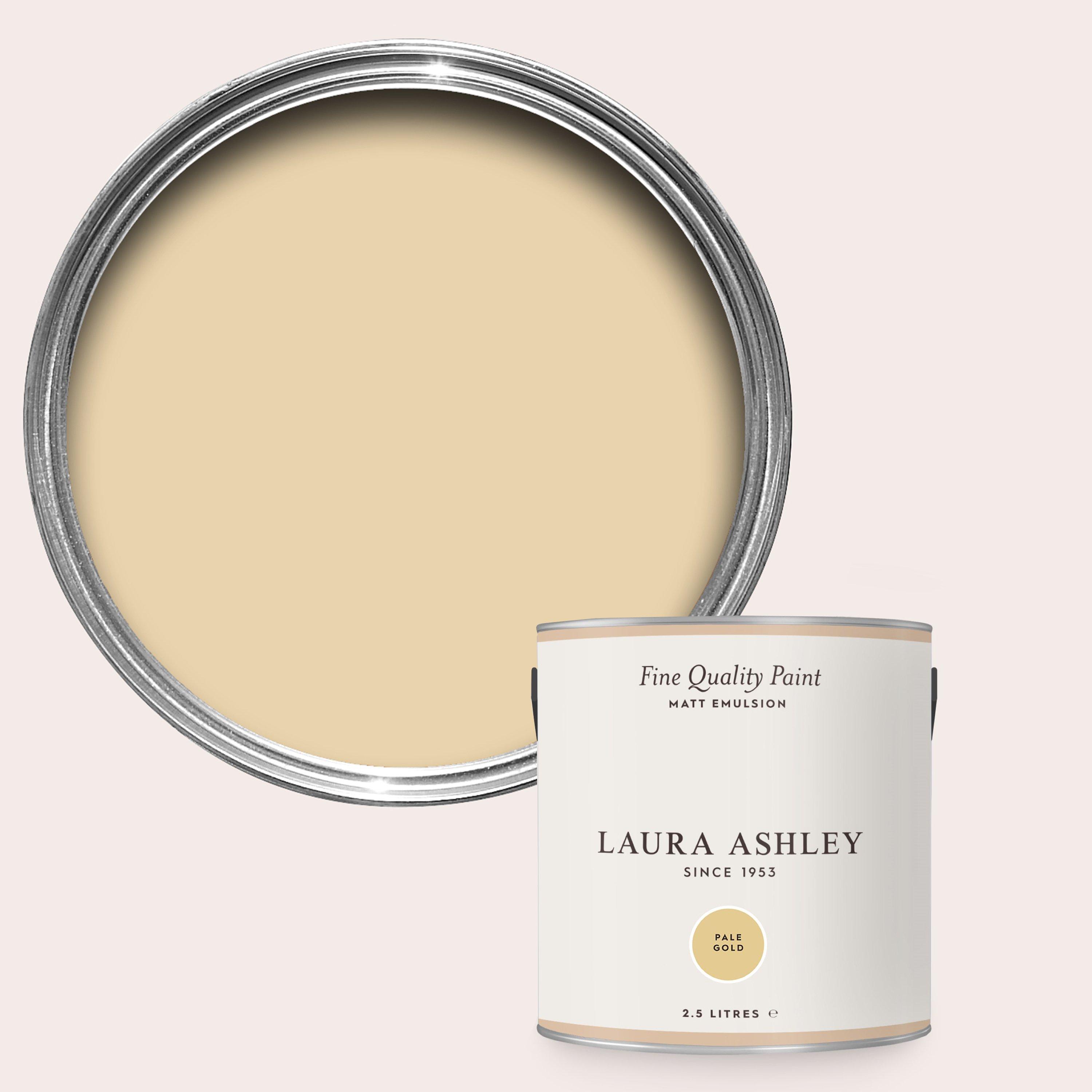 Pale Gold - Laura Ashley - Pale Gold Paint Kitchen and Bathroom 2.5L - 1