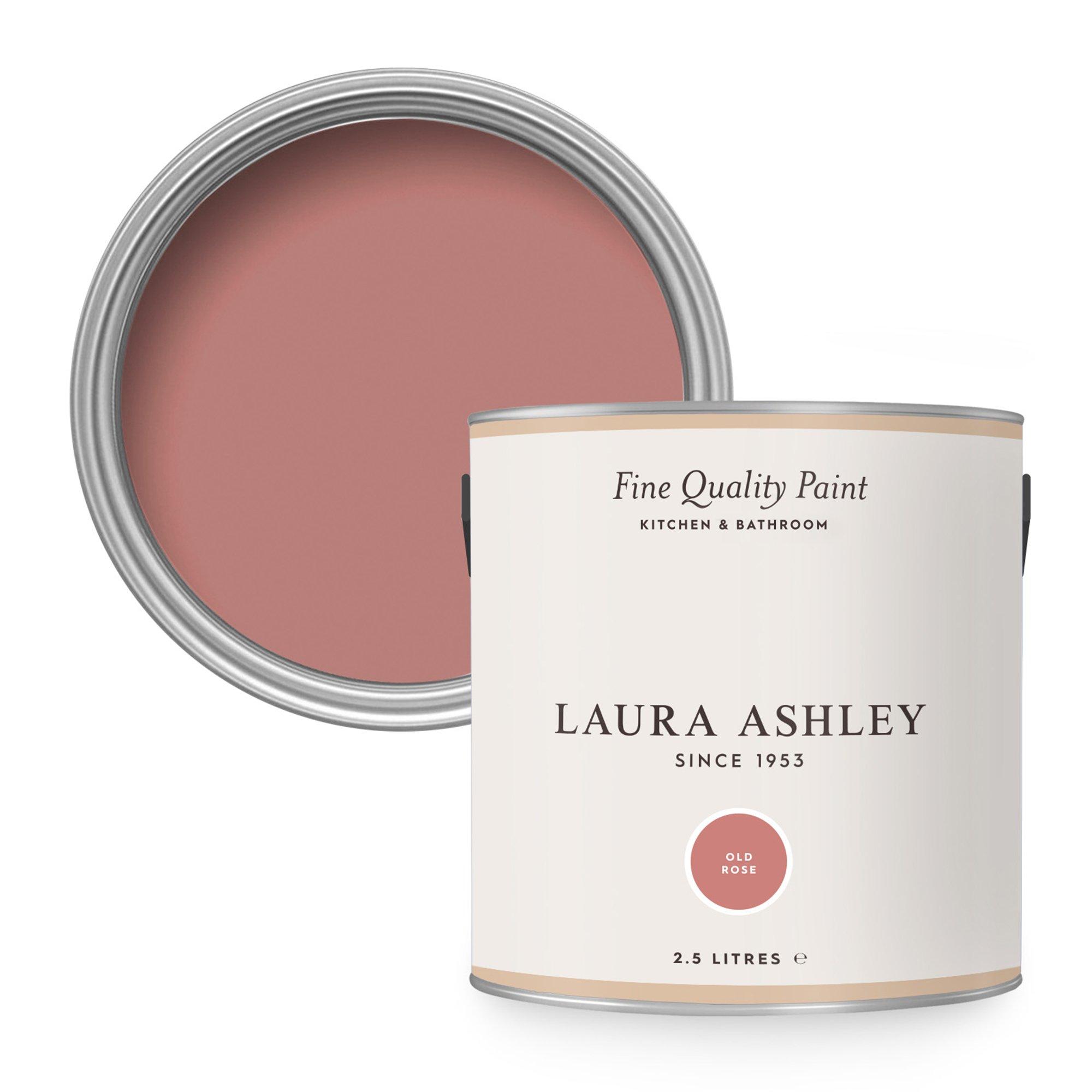 Old Rose - Laura Ashley - Old Rose Paint Kitchen and Bathroom 2.5L - 1
