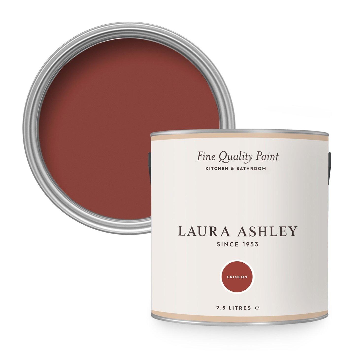 Crimson - Laura Ashley - Crimson Paint Kitchen and Bathroom 2.5L - 1