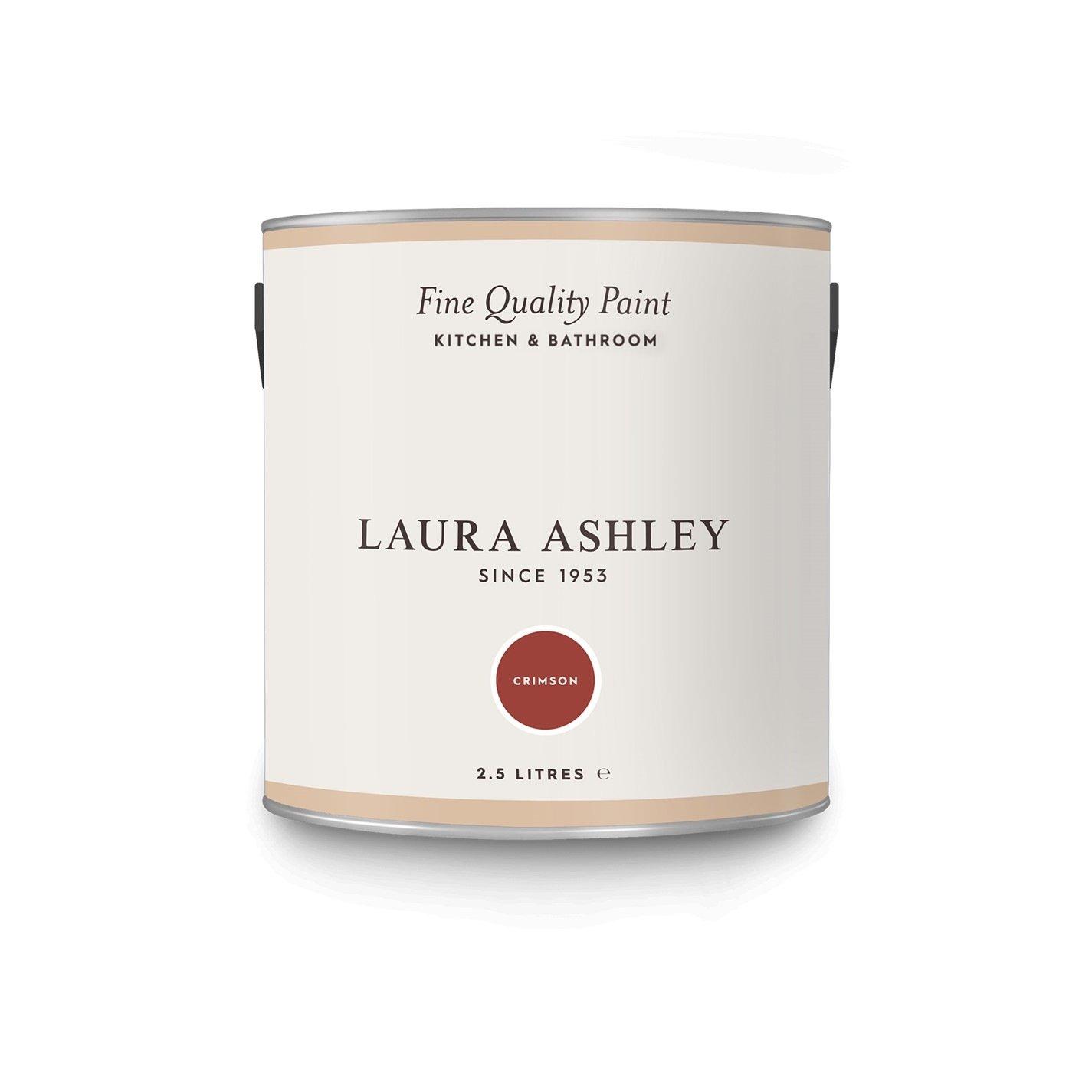 Crimson - Laura Ashley - Crimson Paint Kitchen and Bathroom 2.5L - 3
